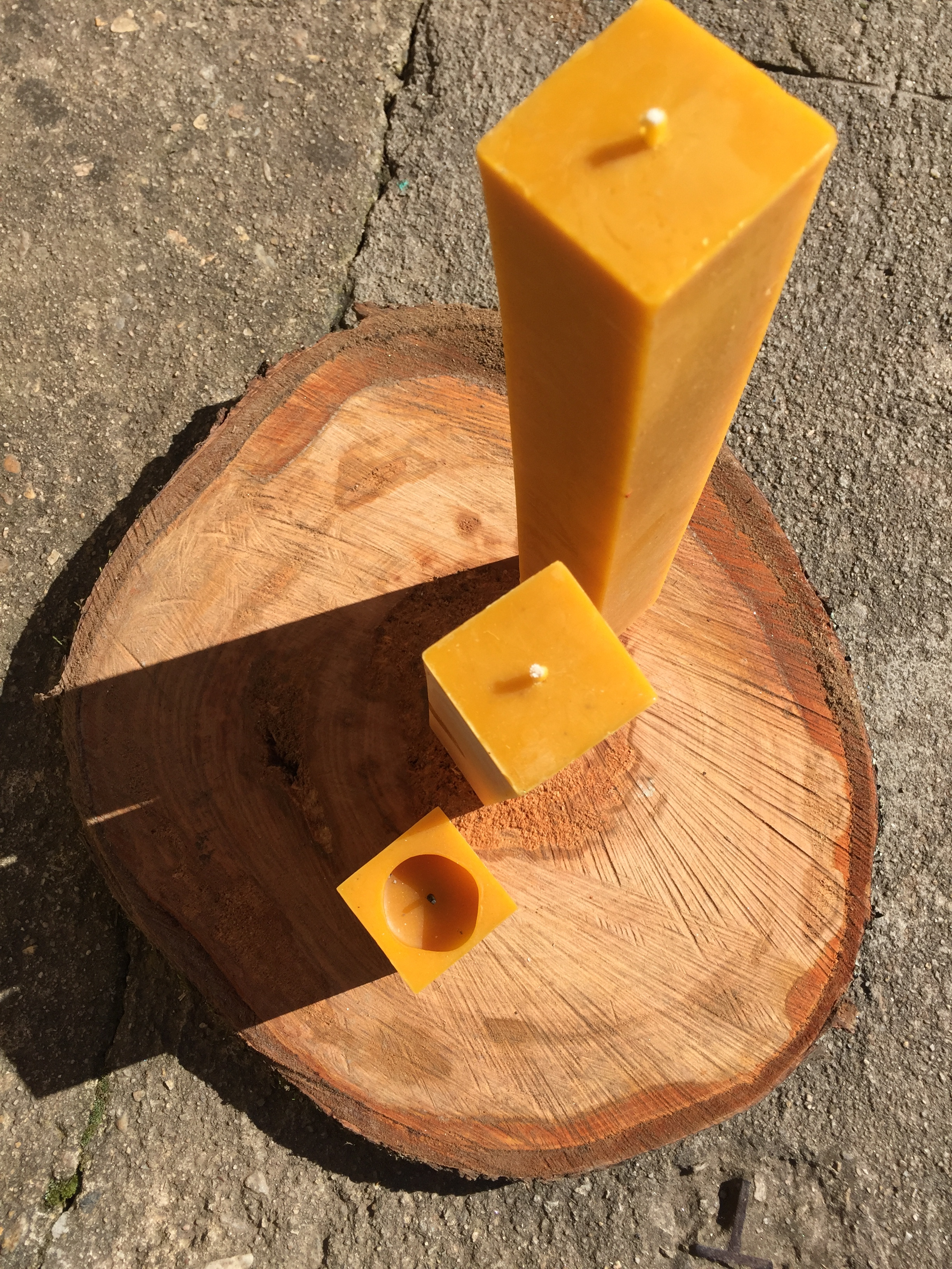 Bougie à la cire d’abeille