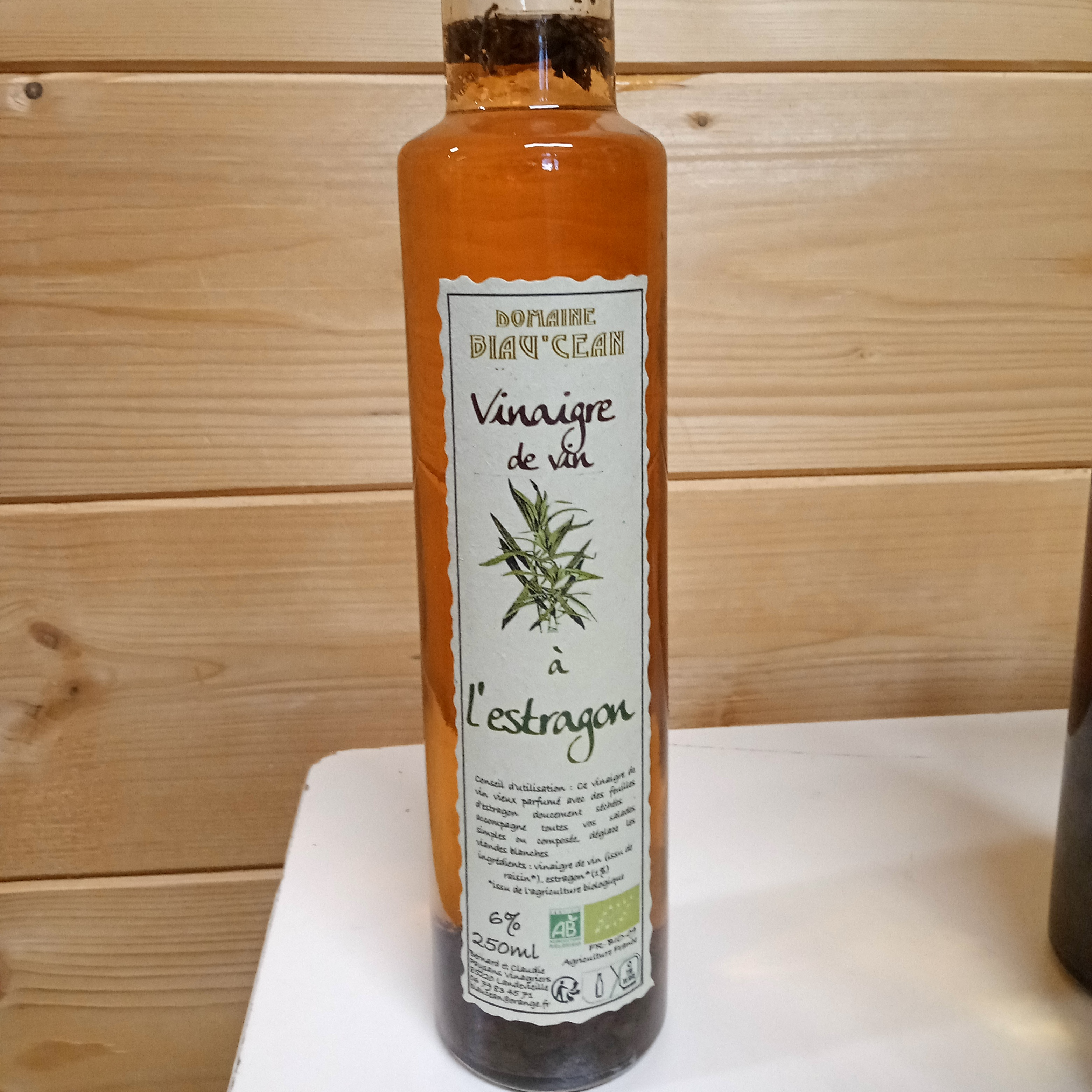 Vinaigre de Vin à l'estragon - 250ml