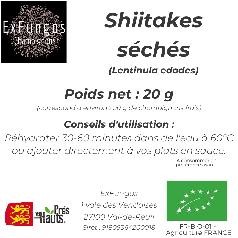 Shiitakes - 20g