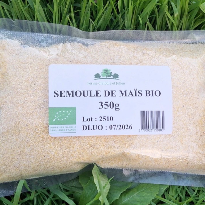 Semoule de maïs - 350g 1,80 € TTC / u