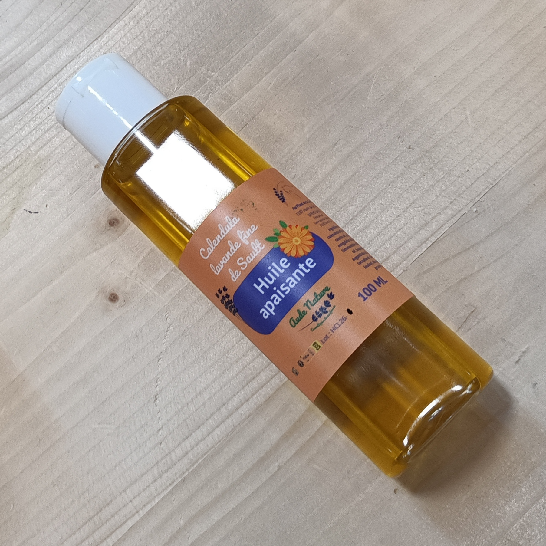 Huile apaisante calendula lavande