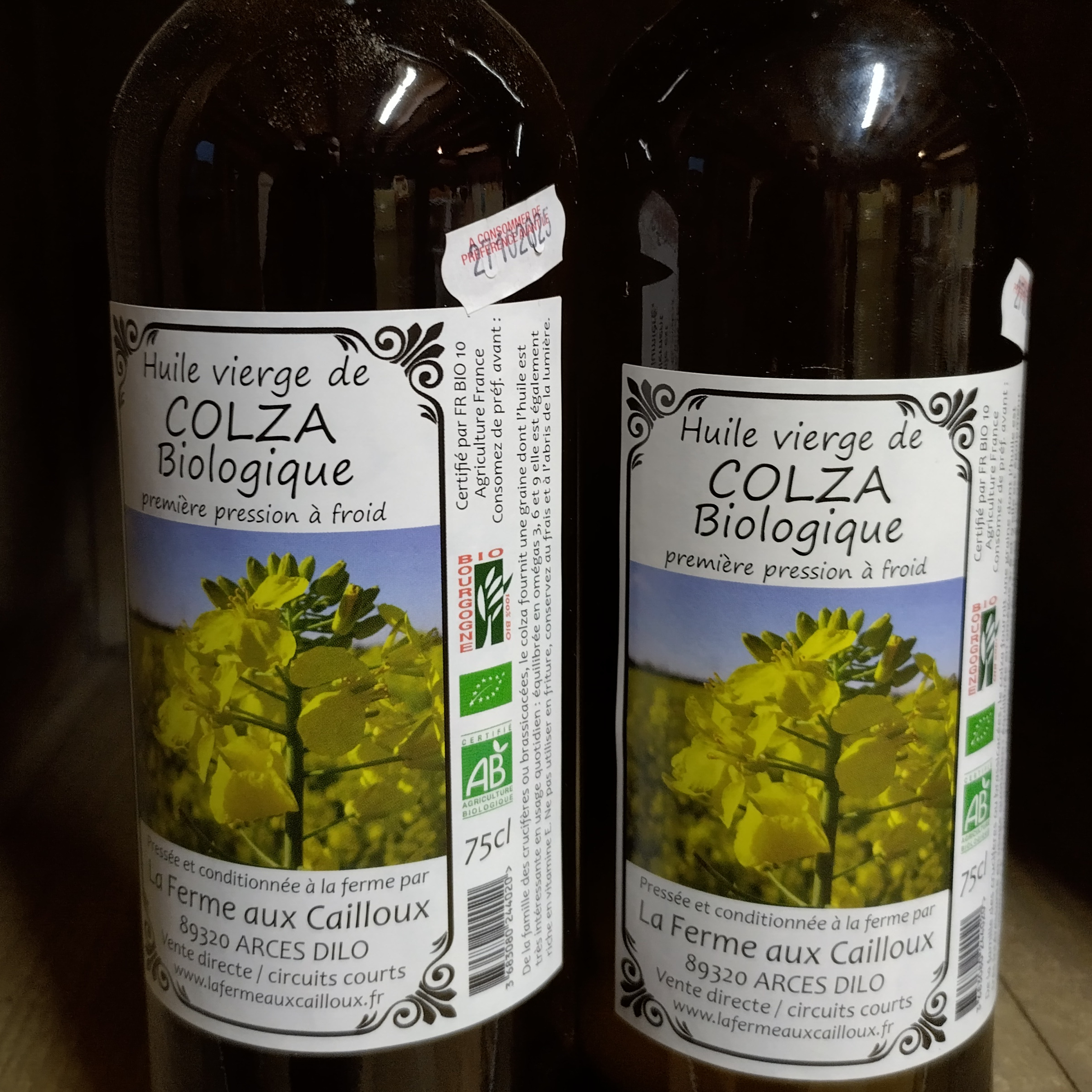 Huile de colza 75cl