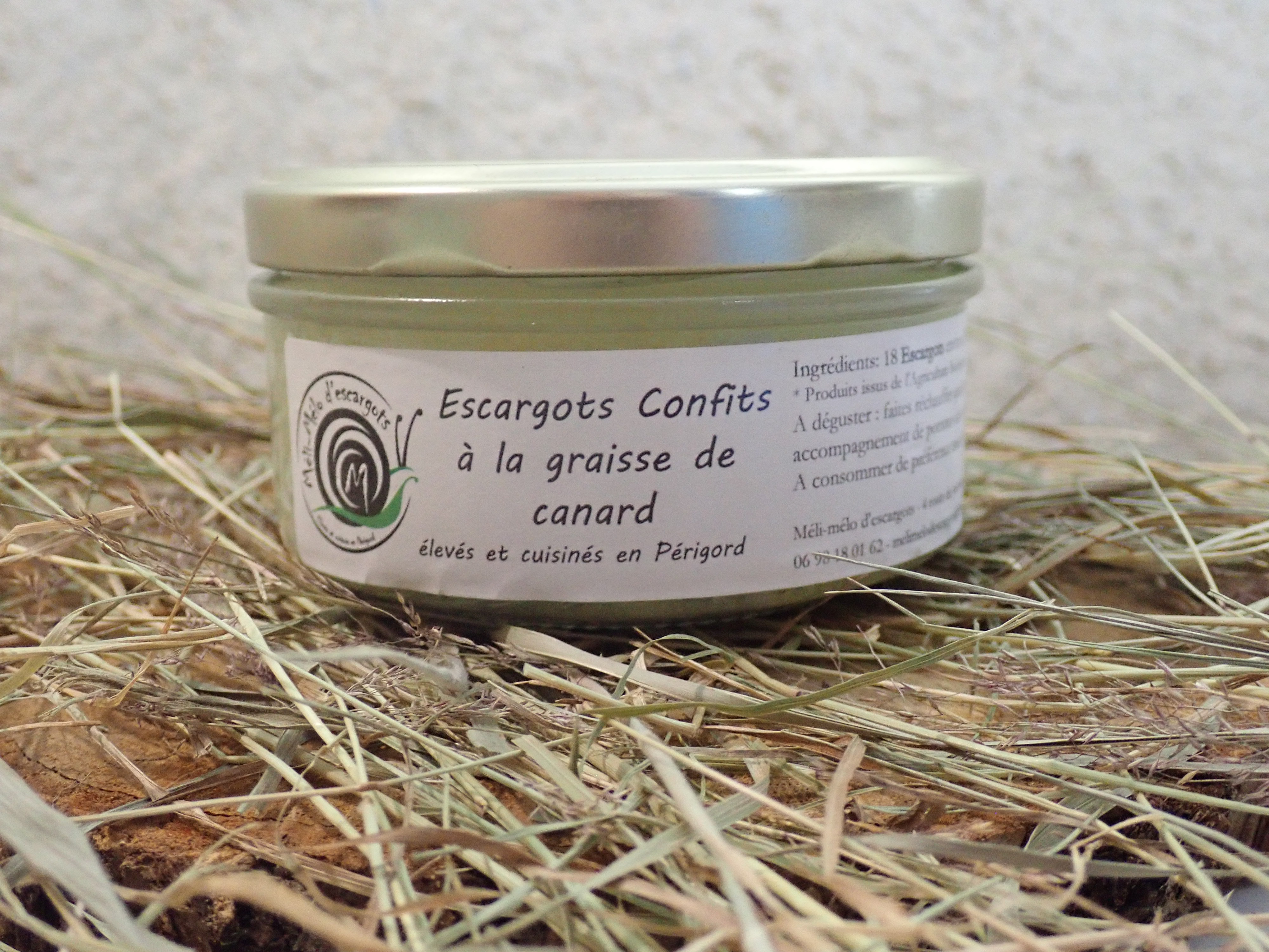 Escargots confits à la graisse de canard - 115g