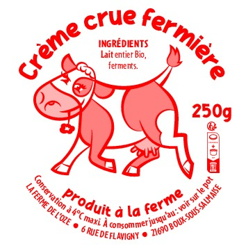 Crème Crue Fermière 250G