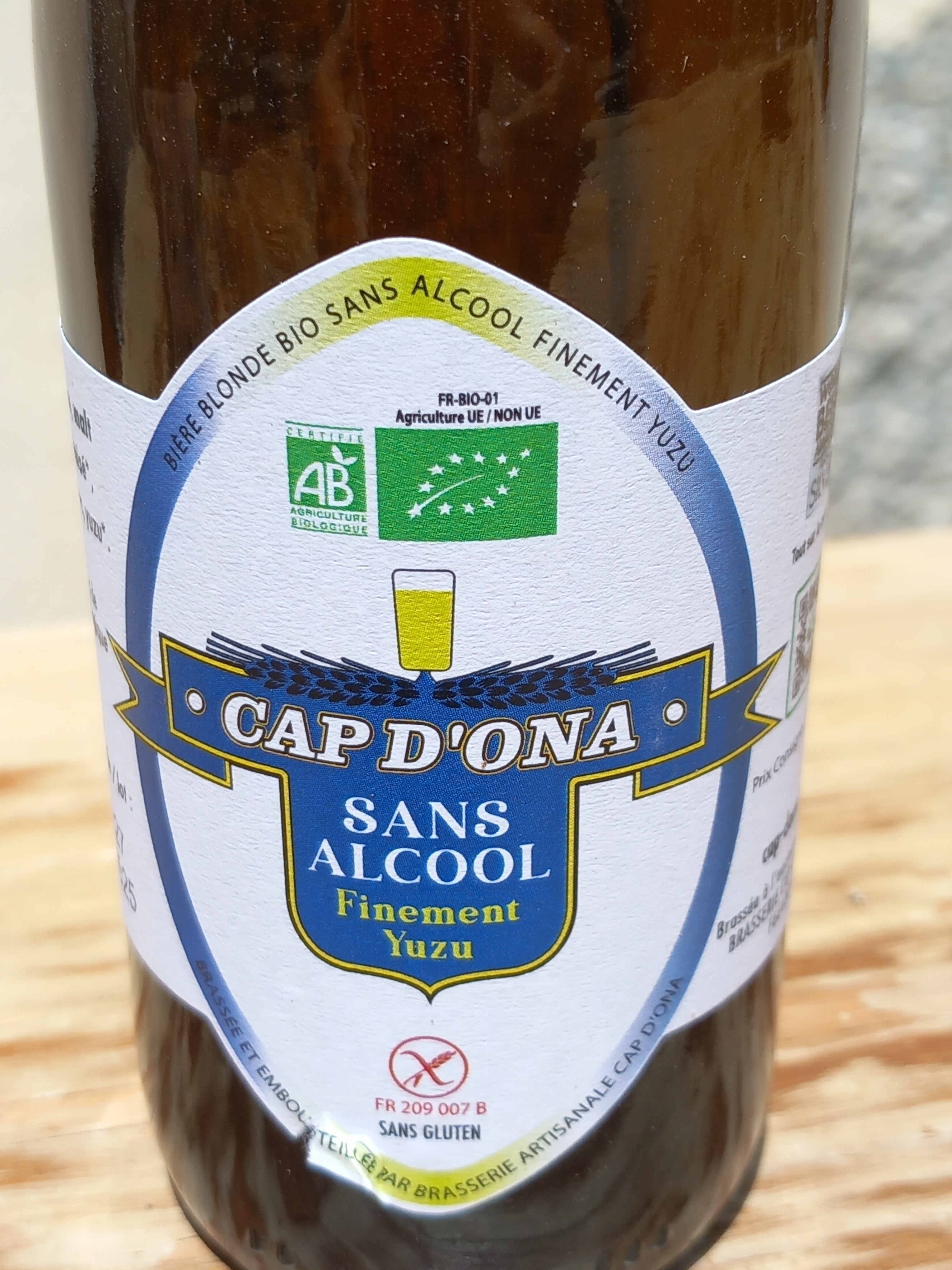 Bière blonde SANS ALCOOL - 250ml