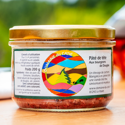 Pâté de tête aux bourgeons de Douglas