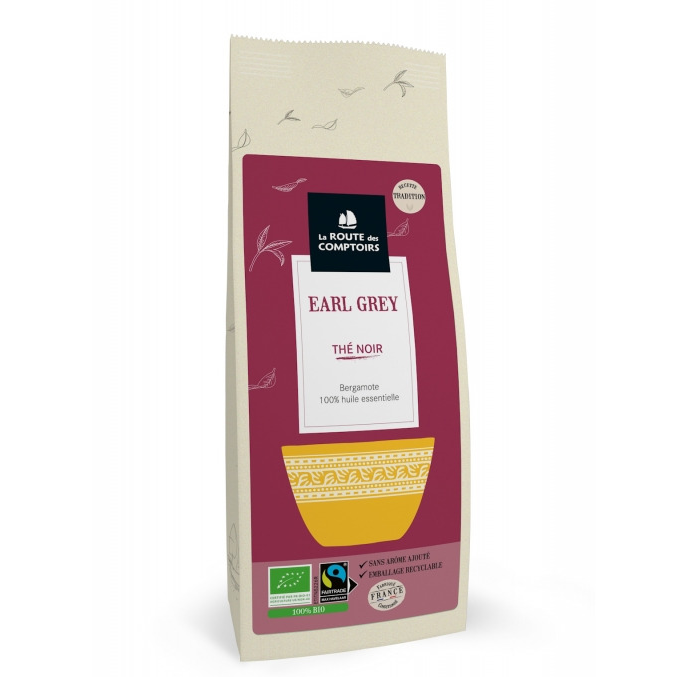 Thé noir EARL GREY - 100g