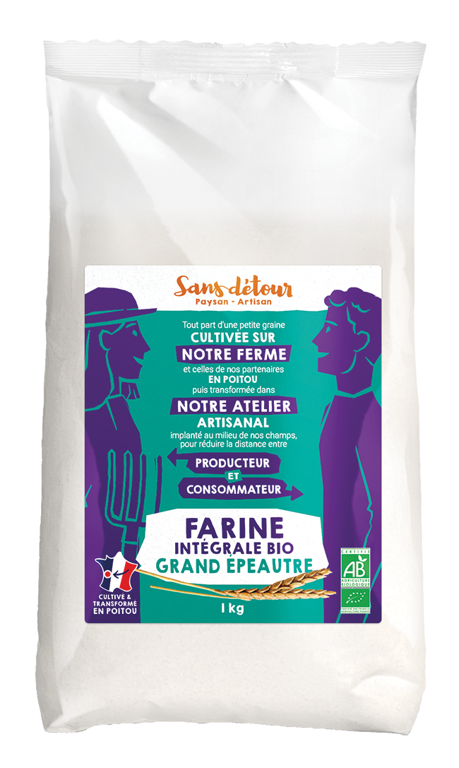 Farine intégrale de grand épeautre - 1kg