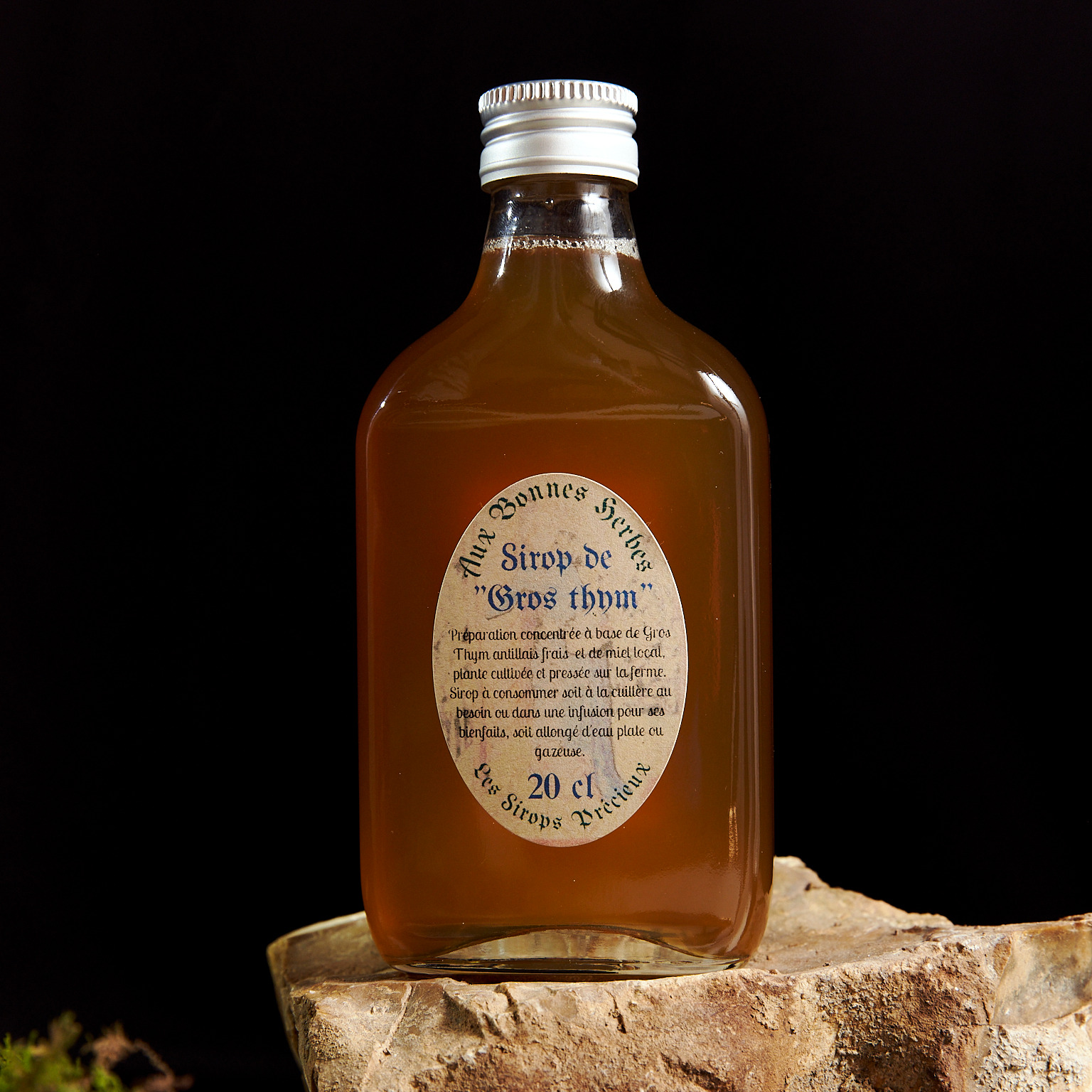 sirop de gros thym antillais - 100ml