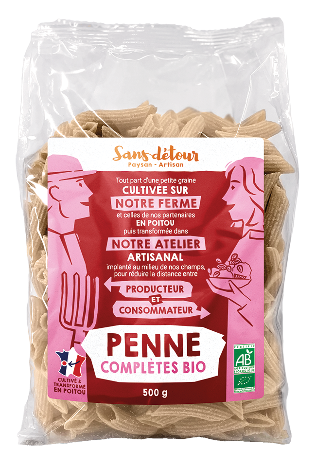 Penne complètes - 500g