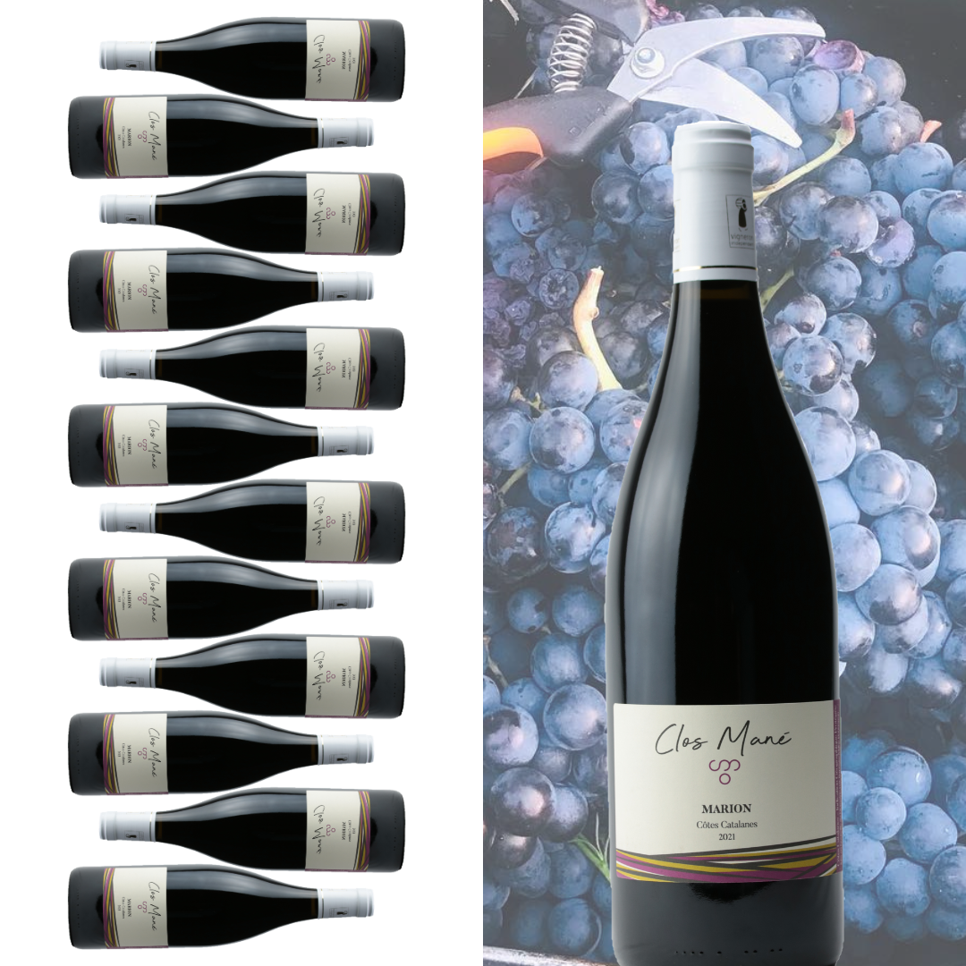 Marion *2021* x 12 - Vin rouge Bio IGP Côtes Catalanes