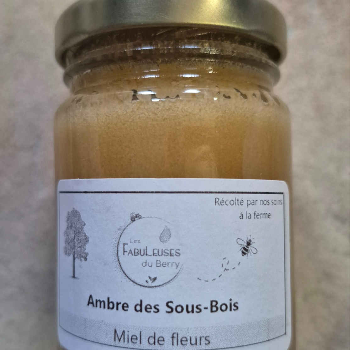 Miel de fleurs "Ambre des Sous-Bois" - 125g