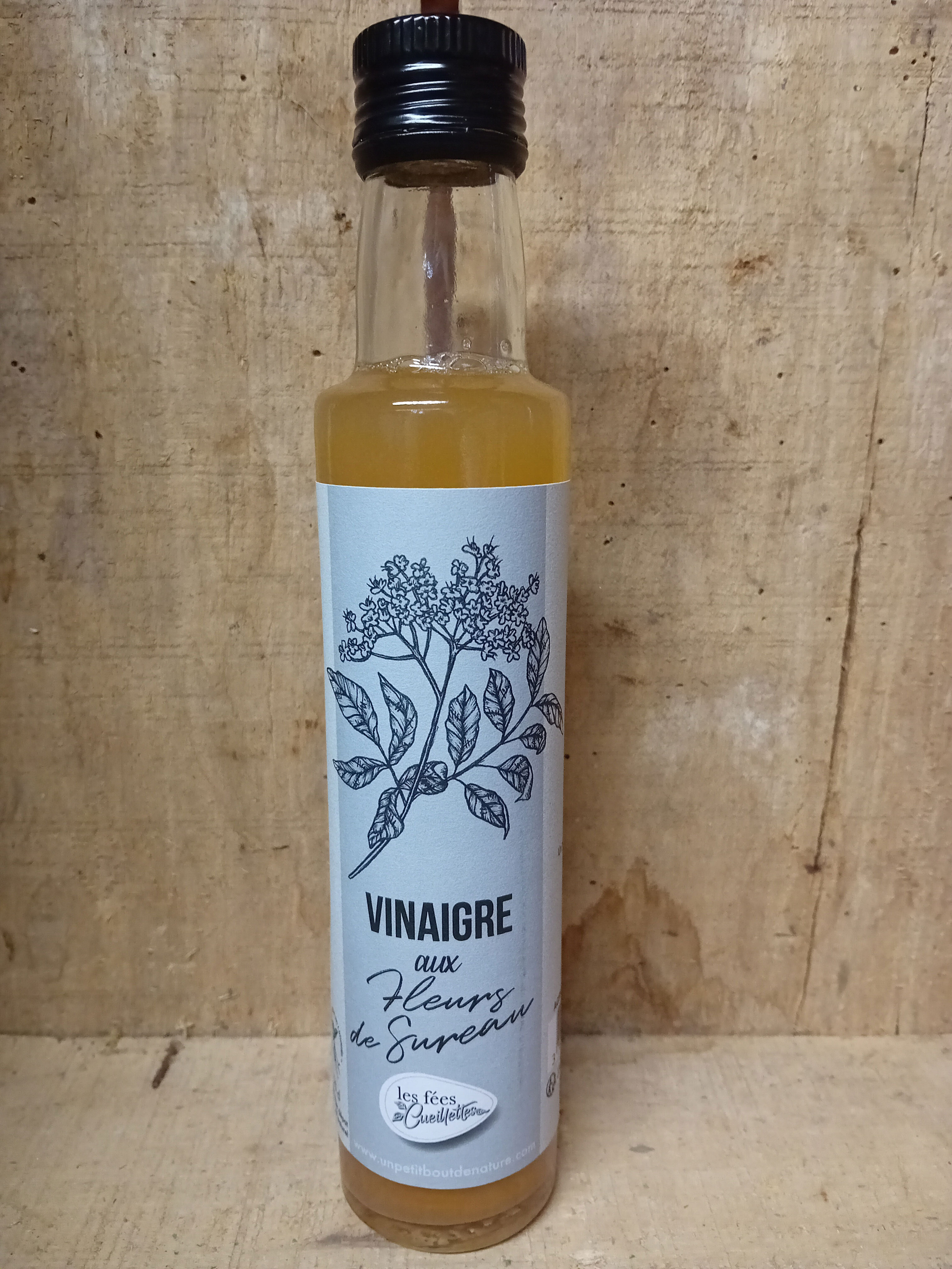 Vinaigre aromatisée aux fleurs de Sureau - 250ml
