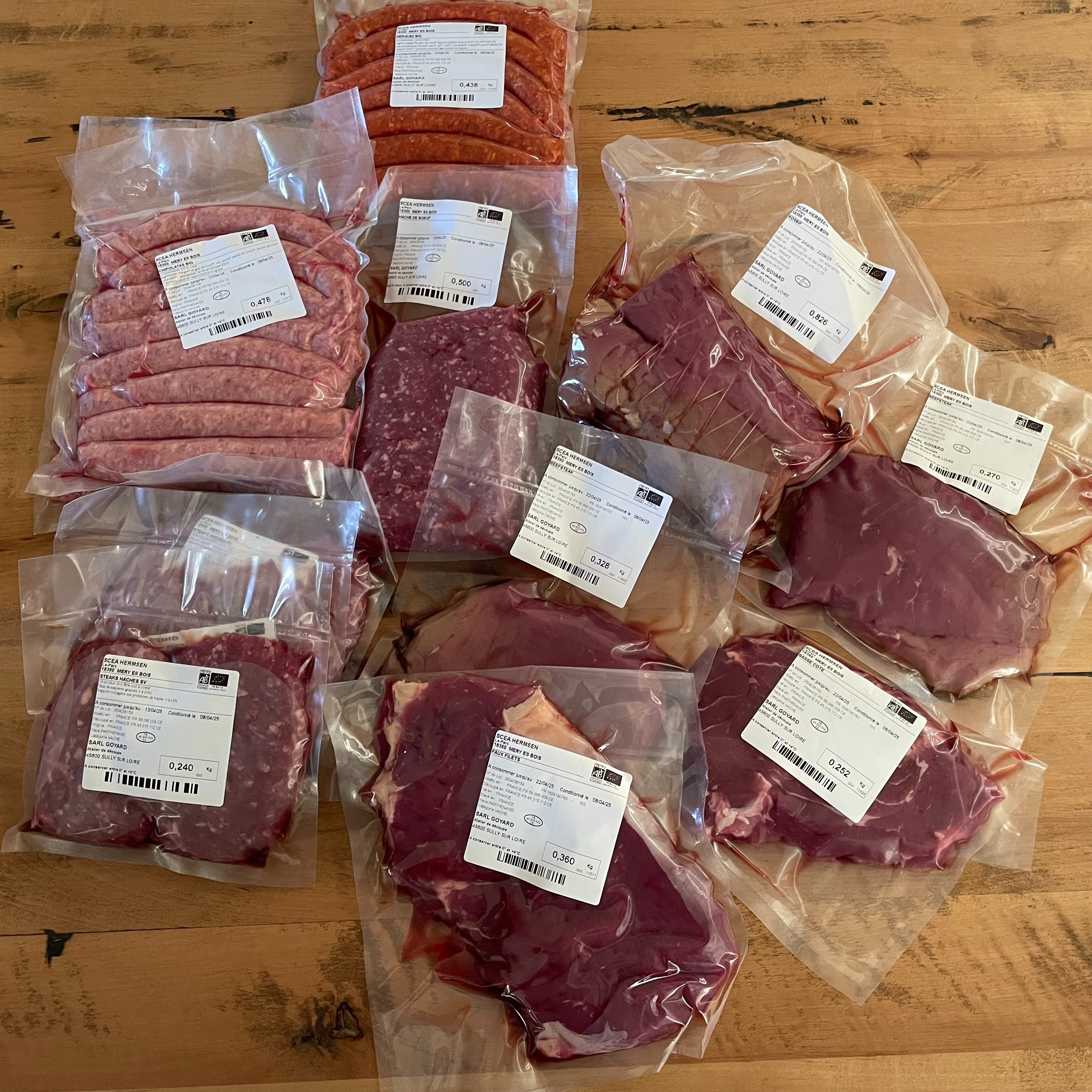 Colis été de vache 5kg avec rosbif