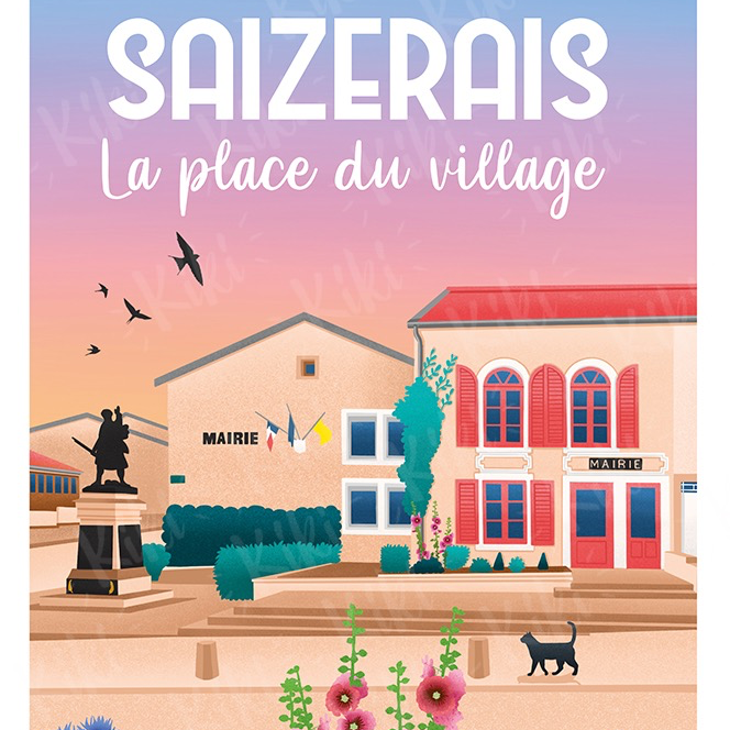 AFFICHE SAIZERAIS "PLACE"