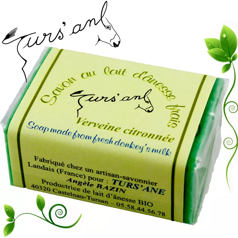 SAVON AU LAIT FRAIS D'ANESSE BIO VERVEINE CITRONNEE - 100g