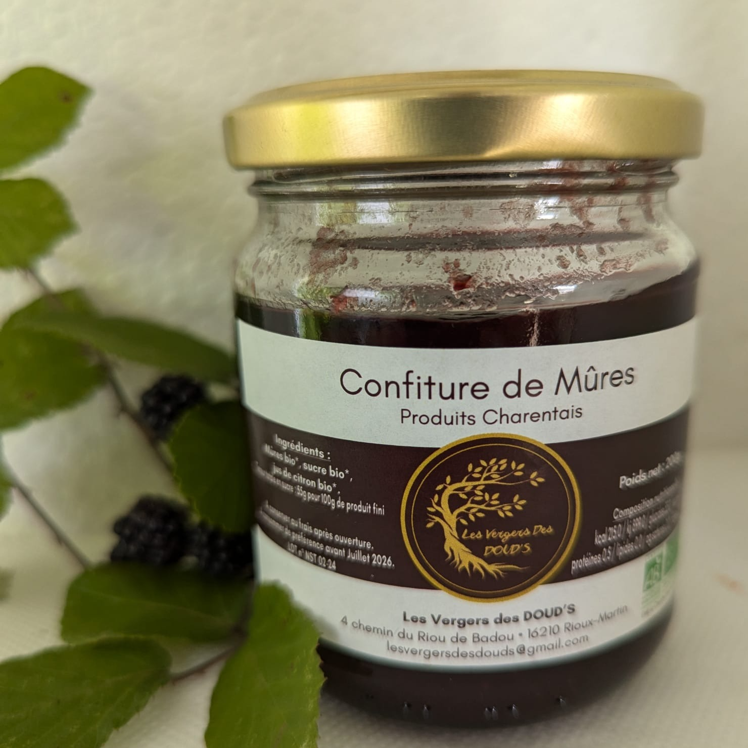 Confiture de Mûres - 200g