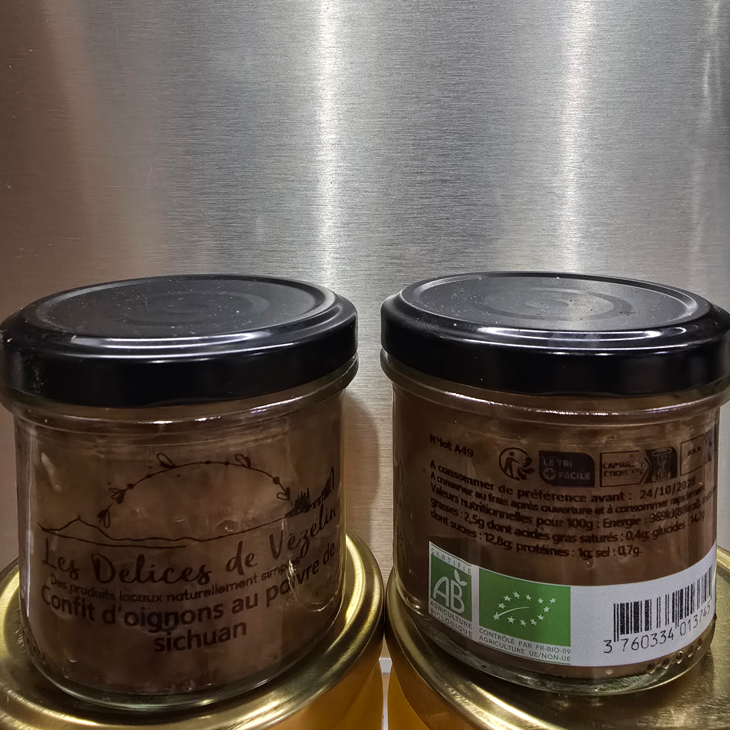 Confit oignon au poivre du sichuan - 110g