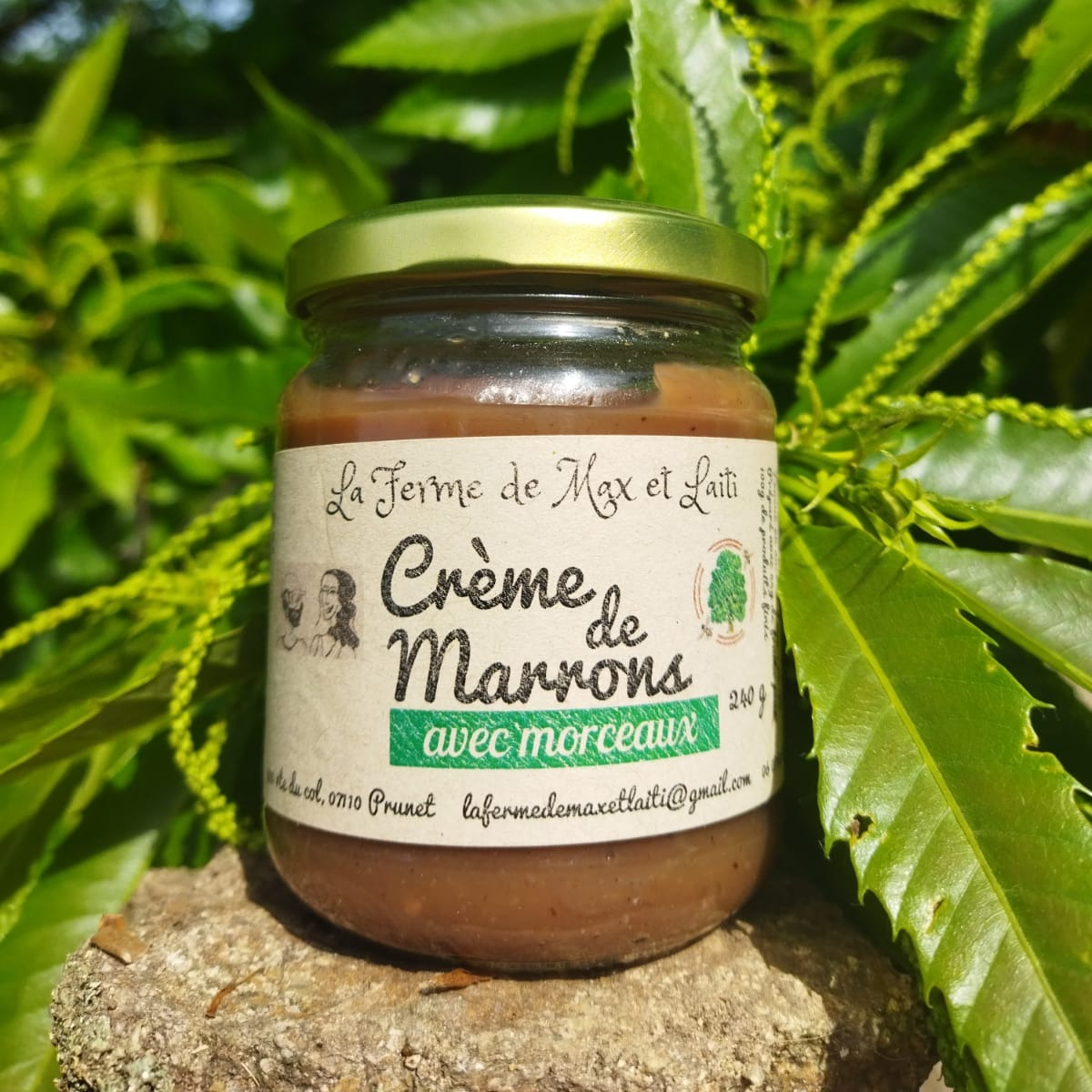 Crème de marrons avec morceaux - 240g
