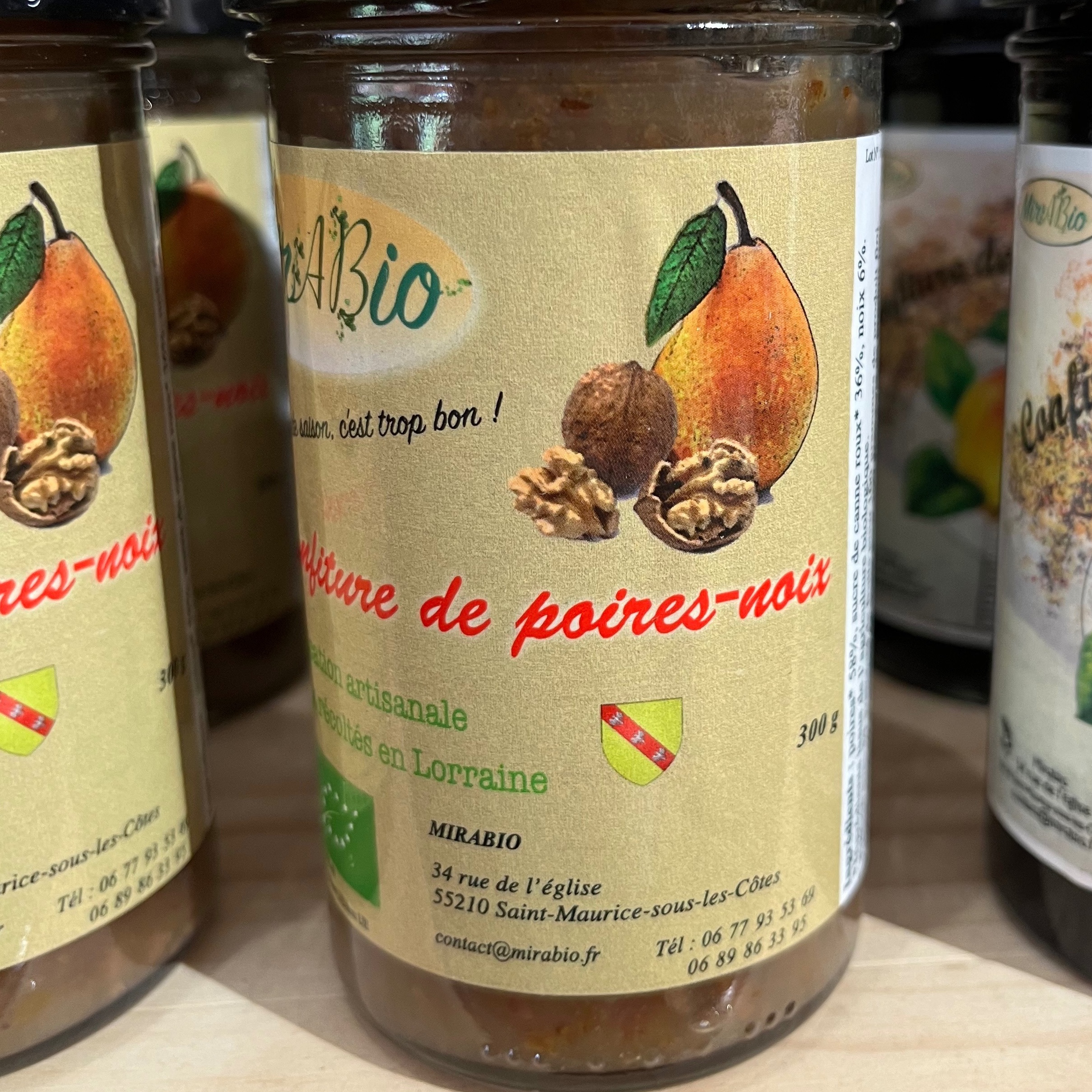 CONFITURE POIRES NOIX