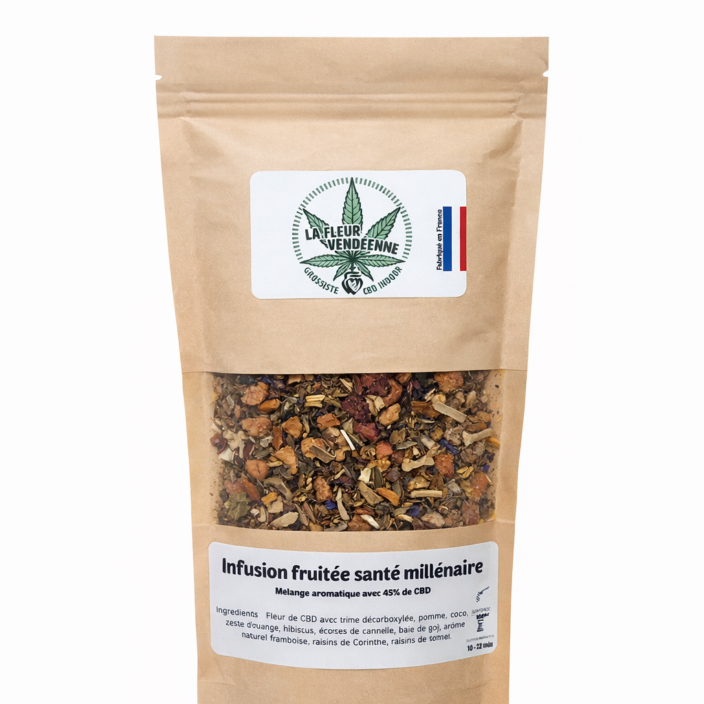 Tisane sante milenaire Avec trime 45% CBD - 30g