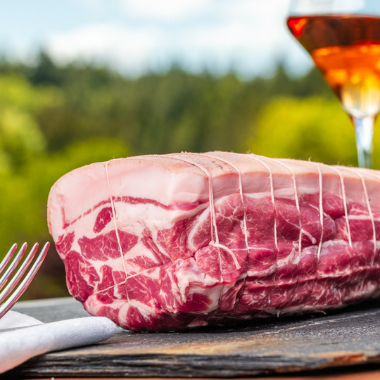 Rôti ficelé paré de couenne - 1kg
