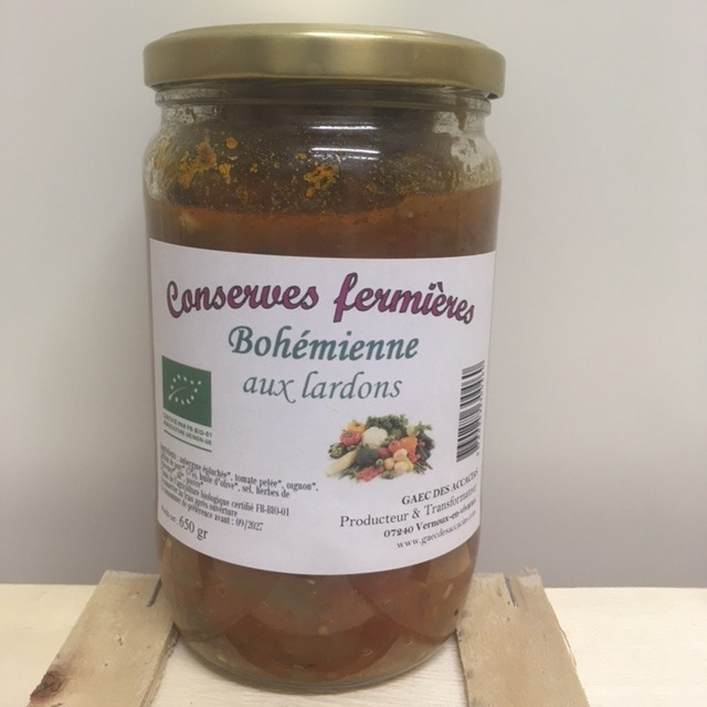 Bohemienne aux lardons - 650g