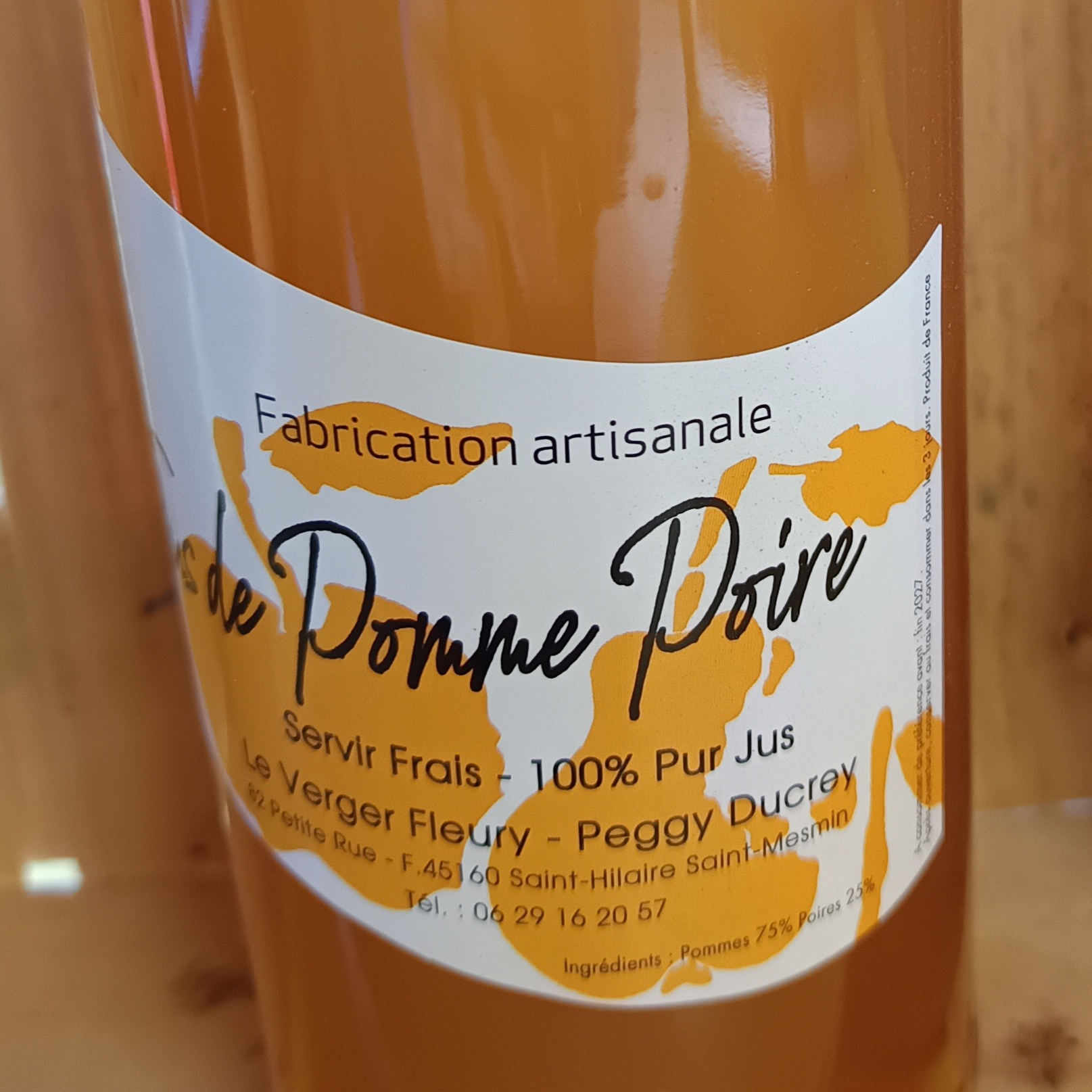 Jus de pommes poire