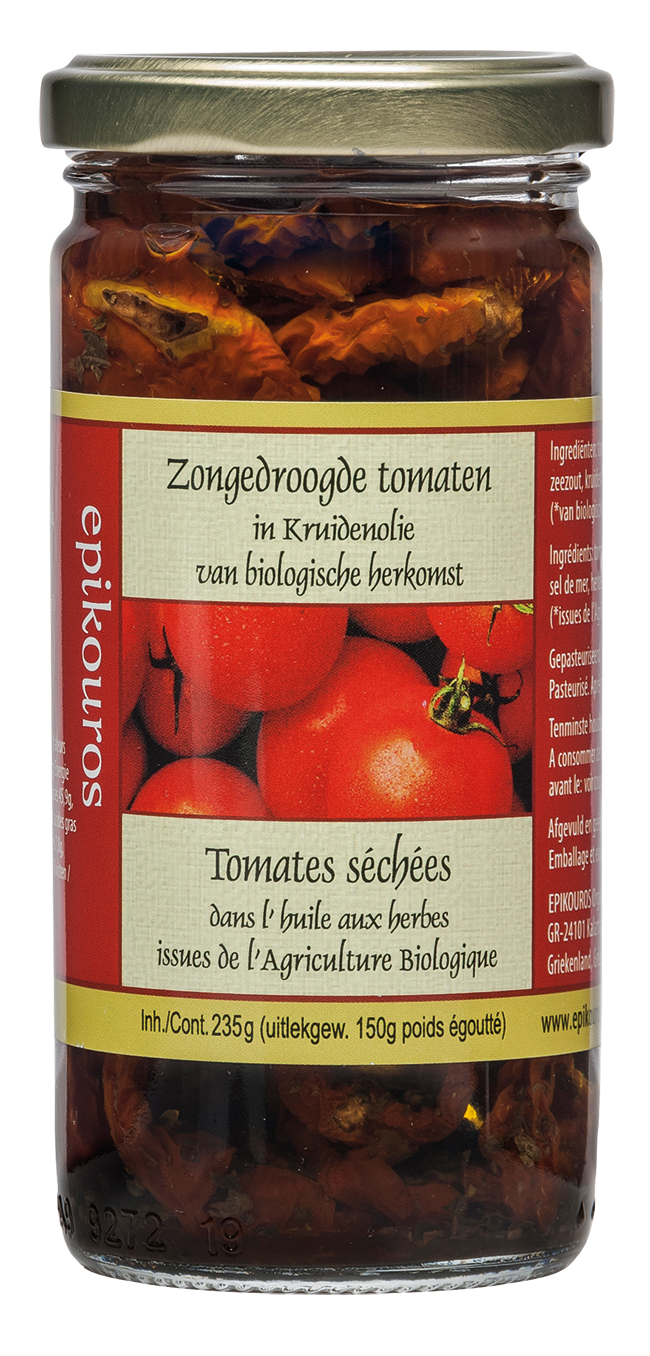 Tomates séchées dans l'huile aux herbes - 235g