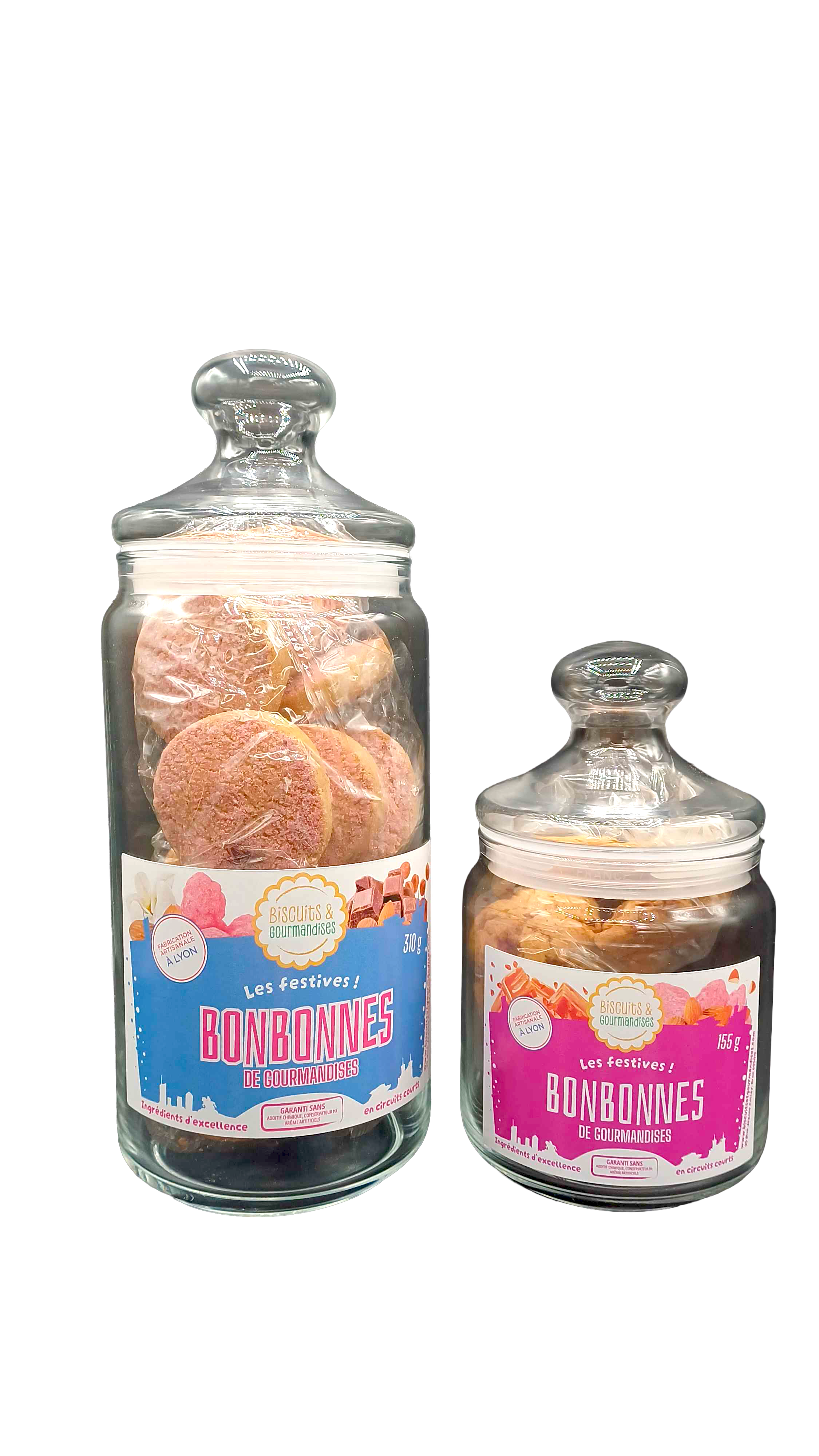 Bonbonnes de biscuits à offrir...ou pas ! - 400g