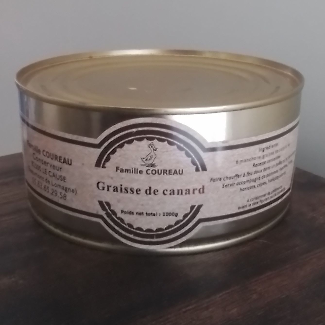 Graisse de canard
