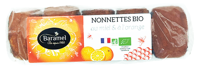Nonnettes miel orange BIO - 160g