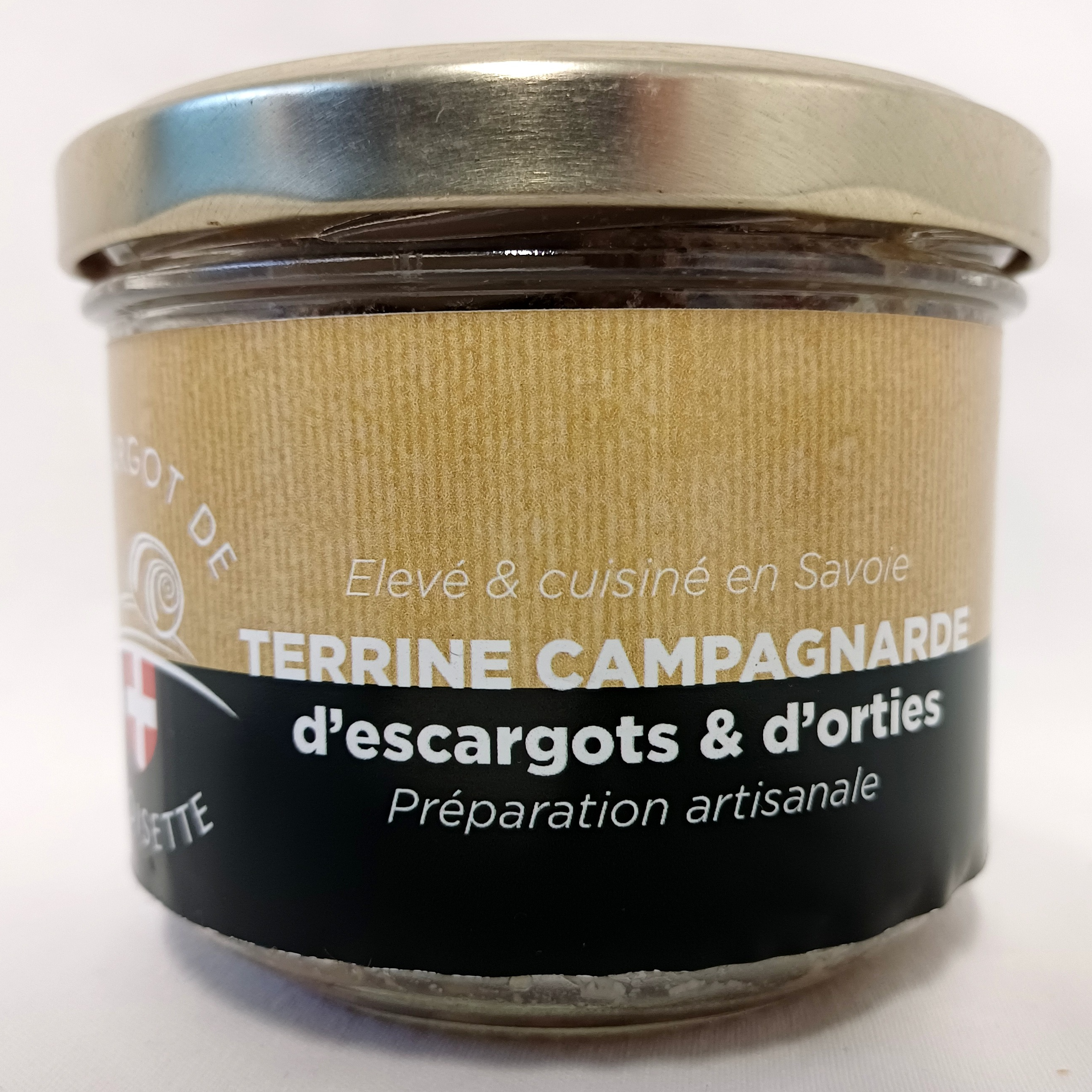 TERRINE CAMPAGNARDE D'ESCARGOTS & ORTIES - CONSERVE - 170g