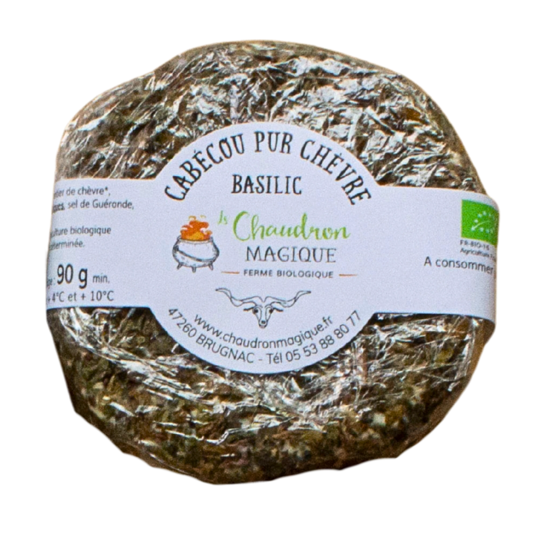 Cabécou basilic - 90g