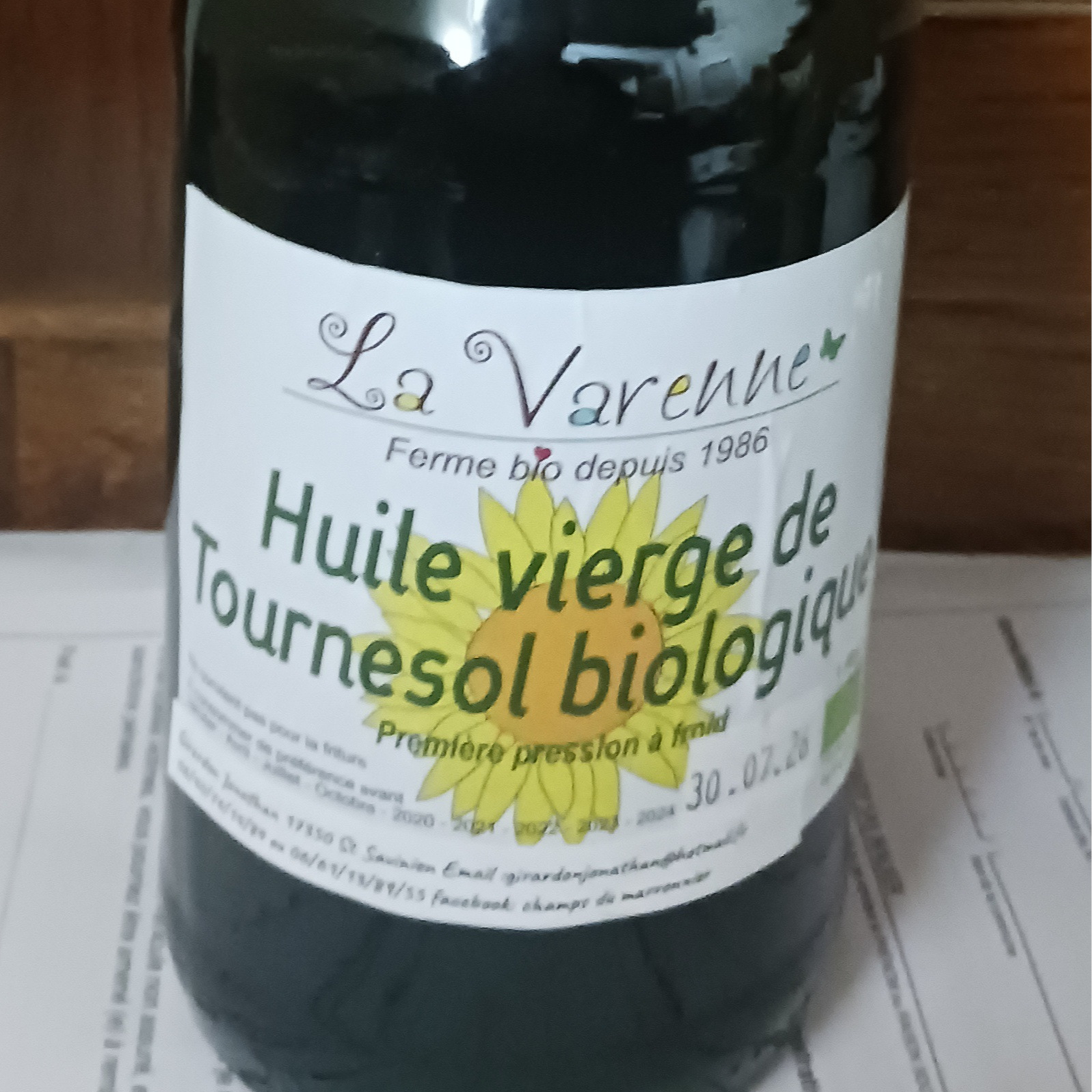 Huile de tournesol - 1l