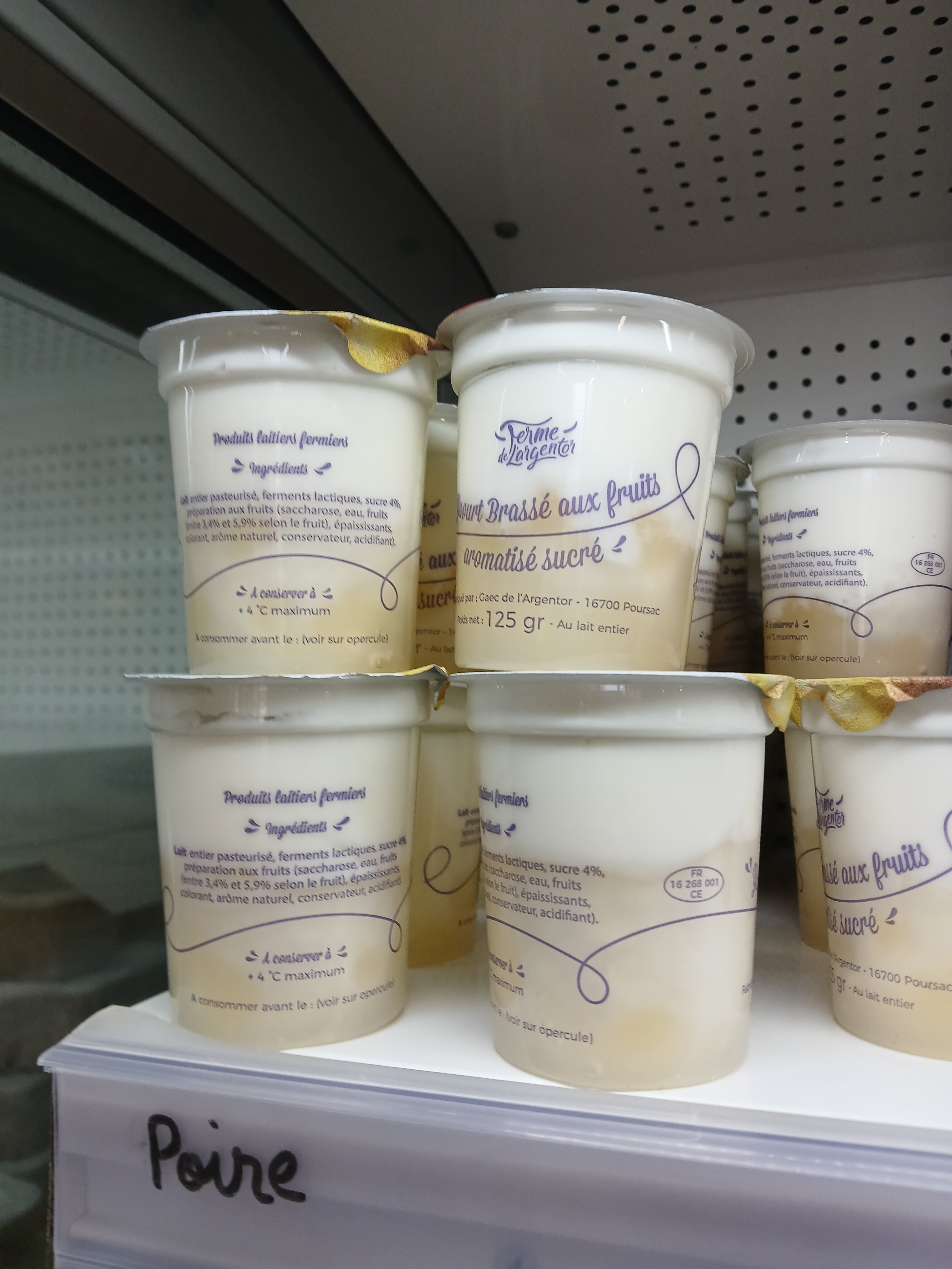 Yaourt Bicouche poire