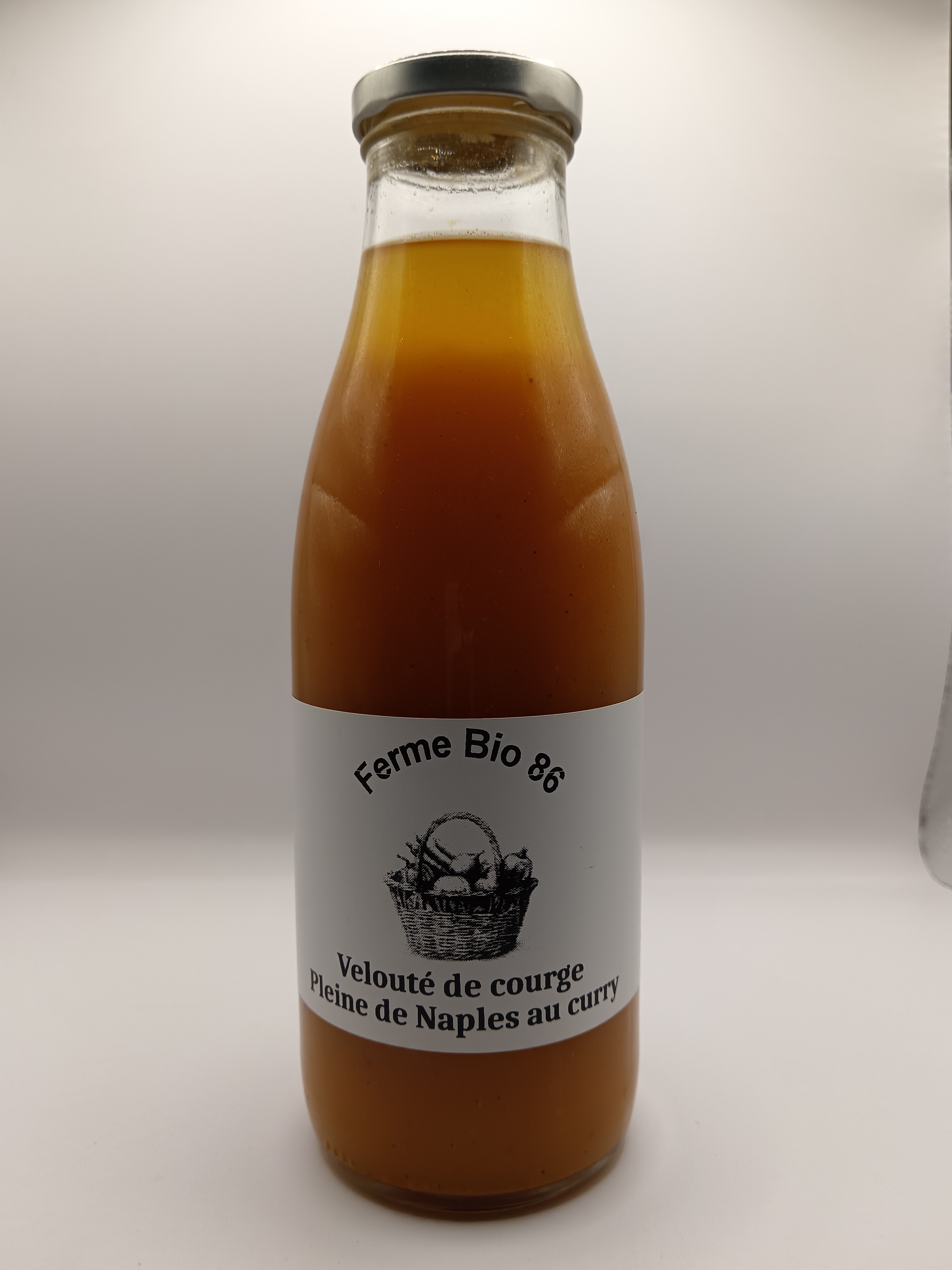 Soupe velouté de Courge Pleine de Naples au Curry 75cl
