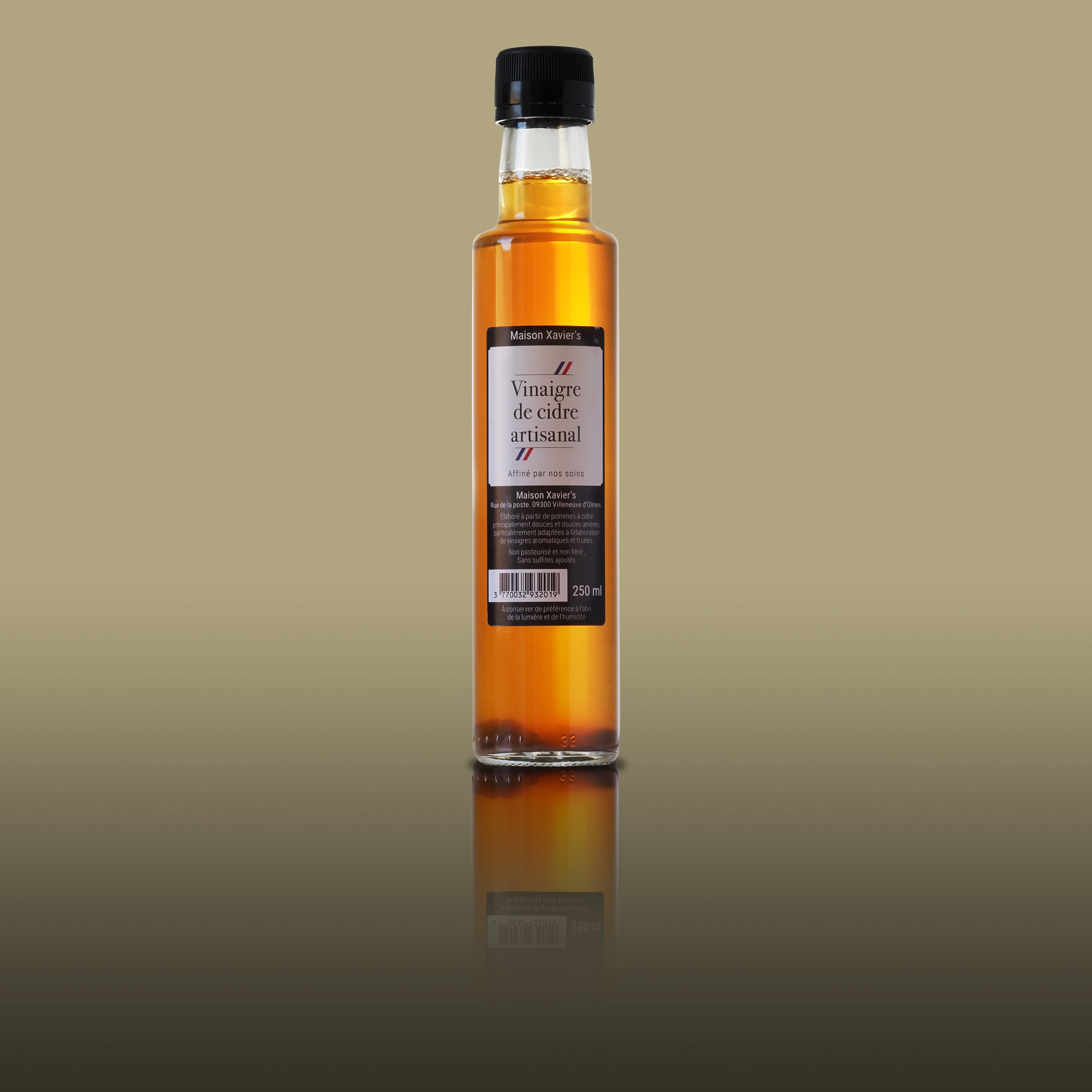 Vinaigre de cidre artisanal 250ml - 505g