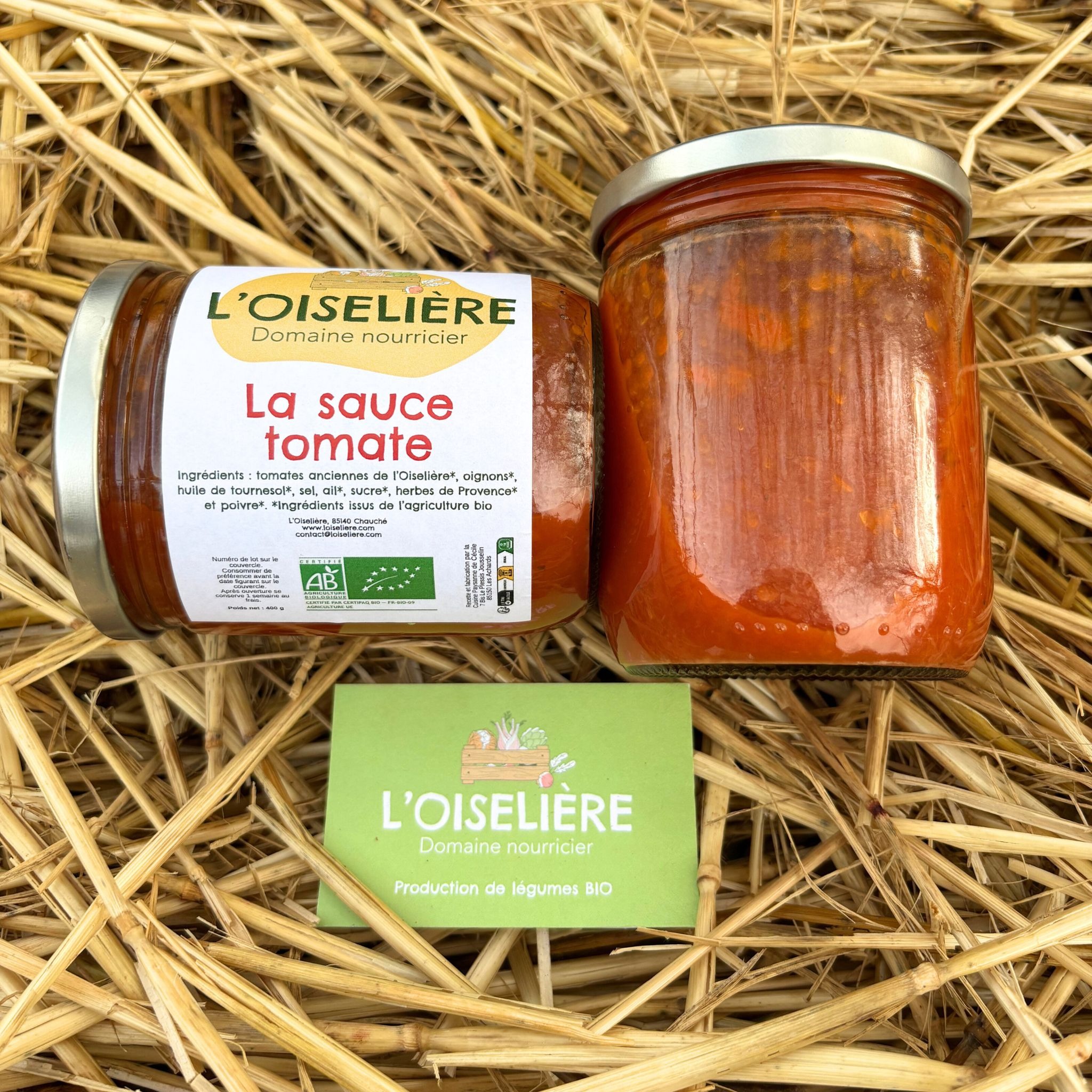 Sauce tomate de l'Oiselière - 400g