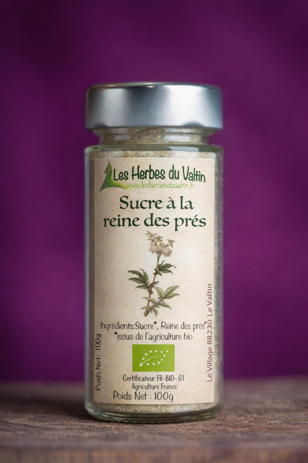 Sucre à la reine des prés