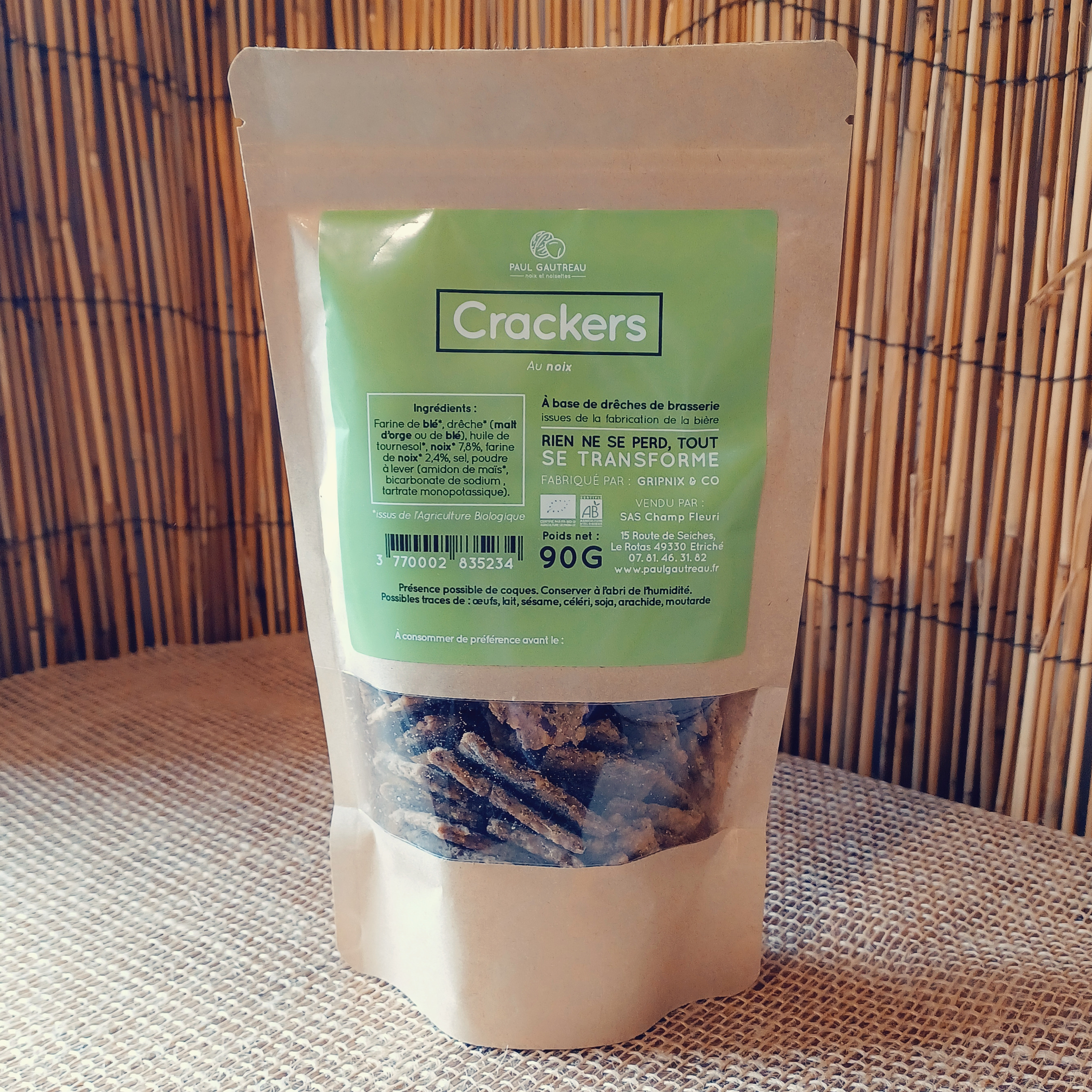 Crackers Noix Apéritif - 90g