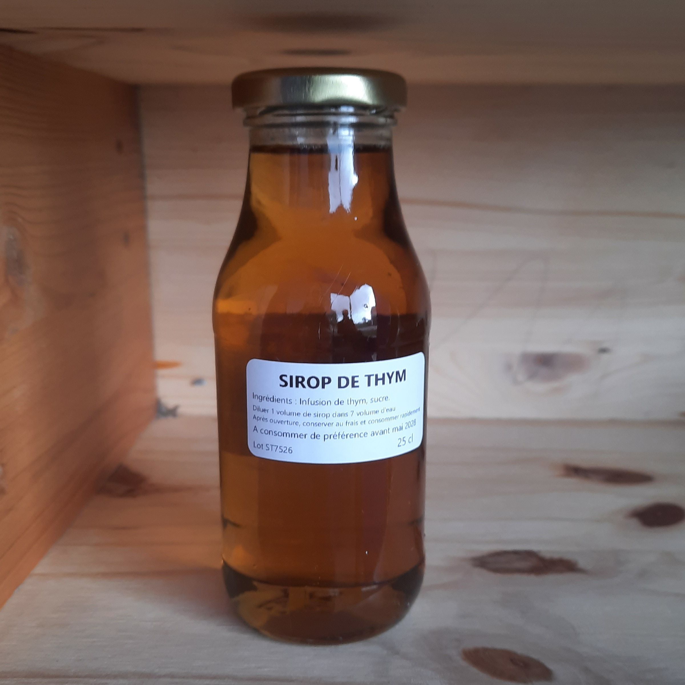 Sirop de thym - 25cl