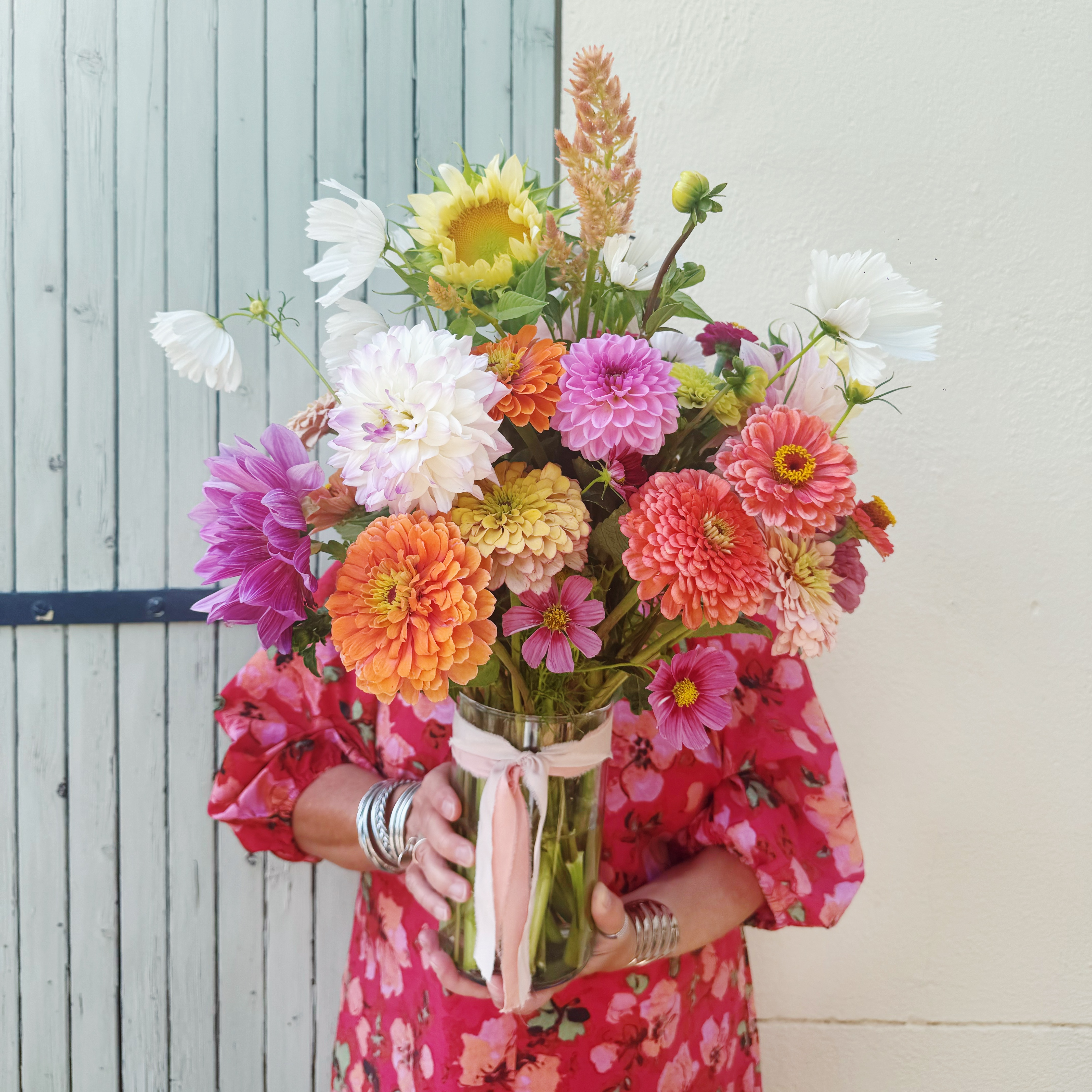 Grand bouquet et son vase