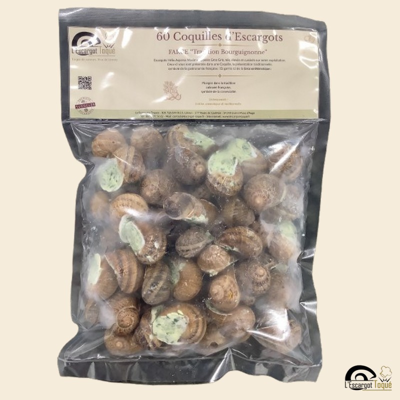 60 Escargots en Coquille Tradition Bourguignonne en Vrac - COFTB60