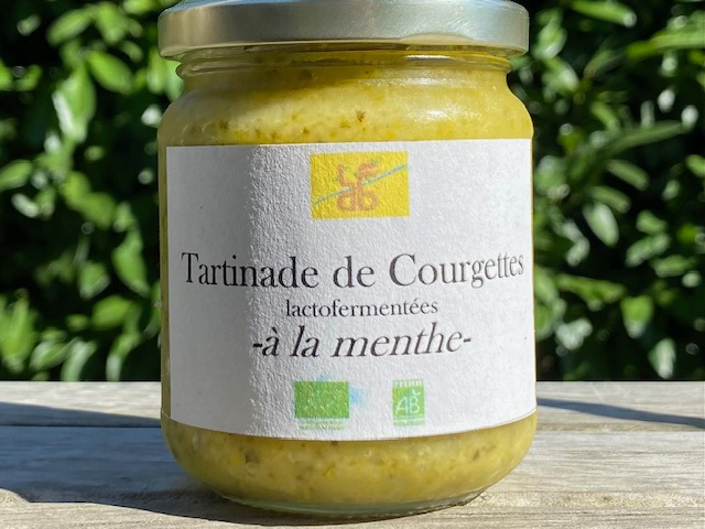 Tartinade de courgettes à la menthe - 200g