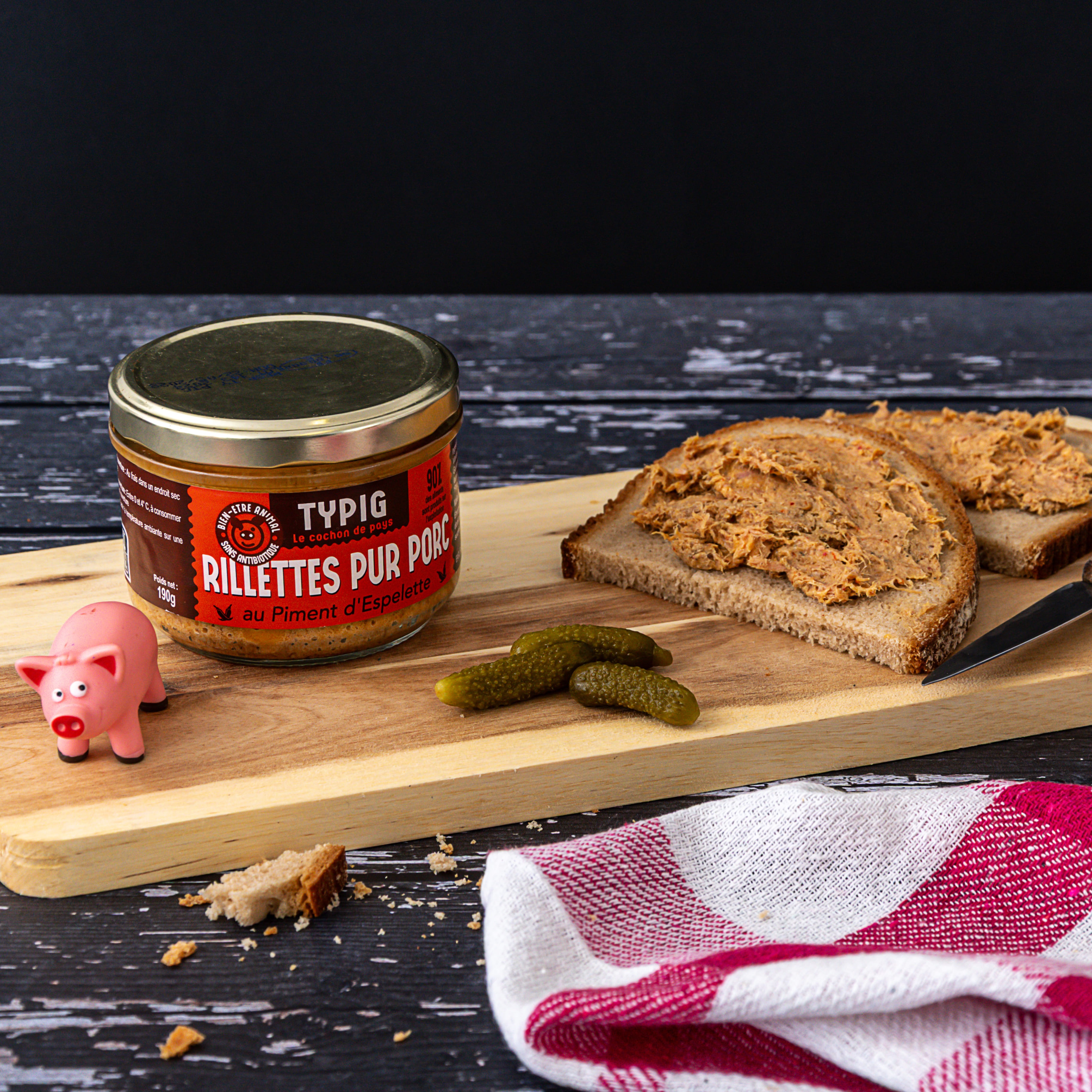 Rillette au Piment d'Espelette - 90g