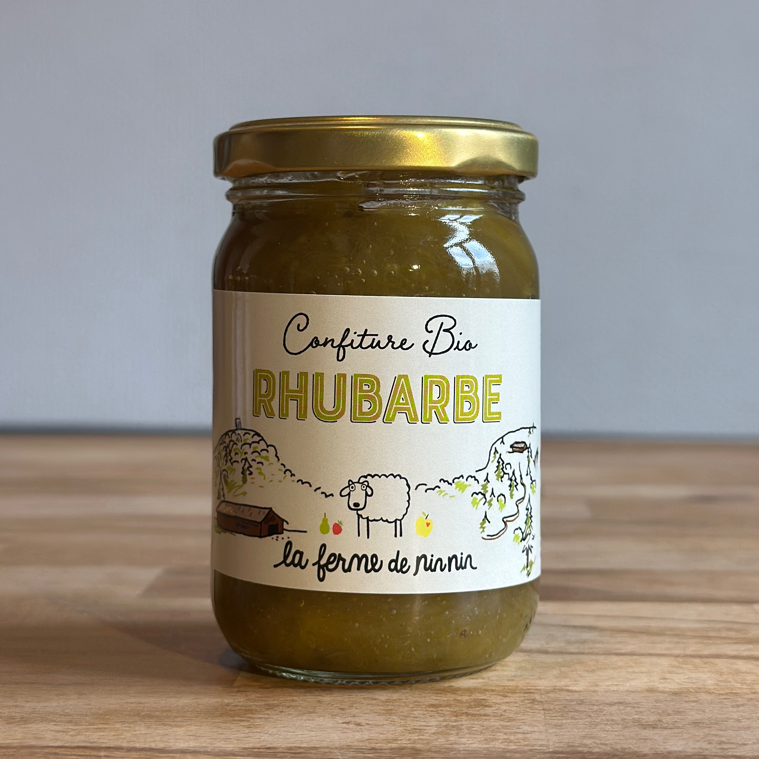 CONFITURE RHUBARBE - 220g