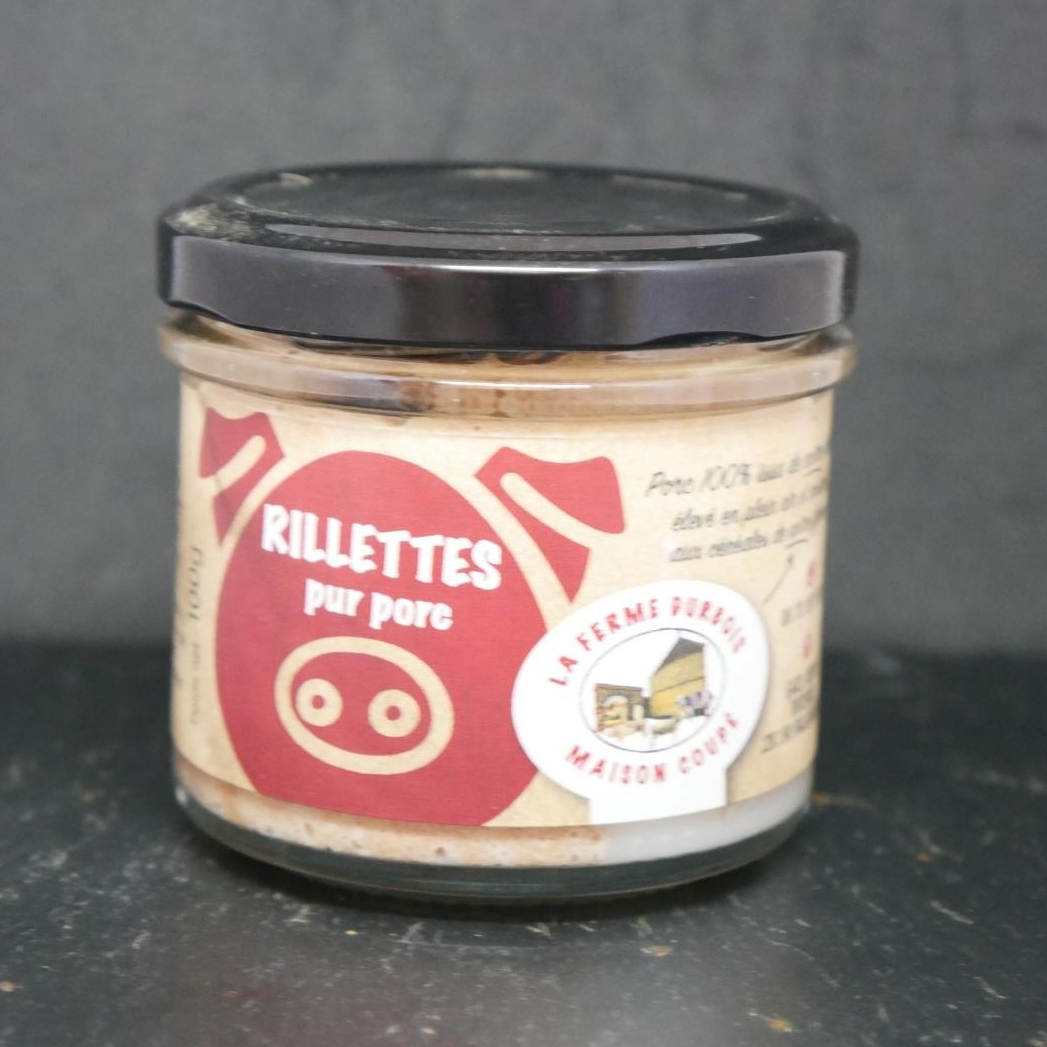 Rillettes pur porc femier - 100g