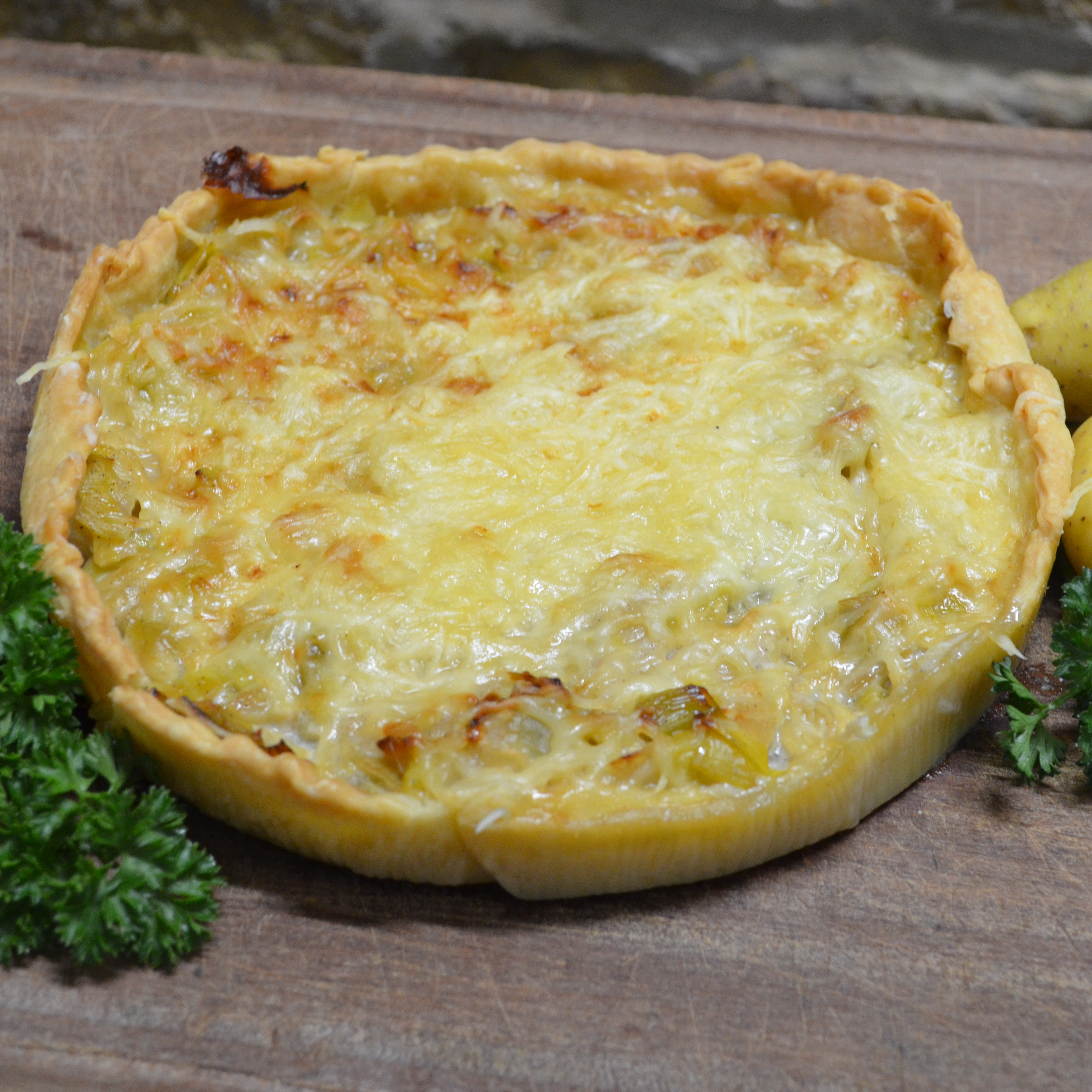 Tarte poireaux (Grande) - 0,42kg