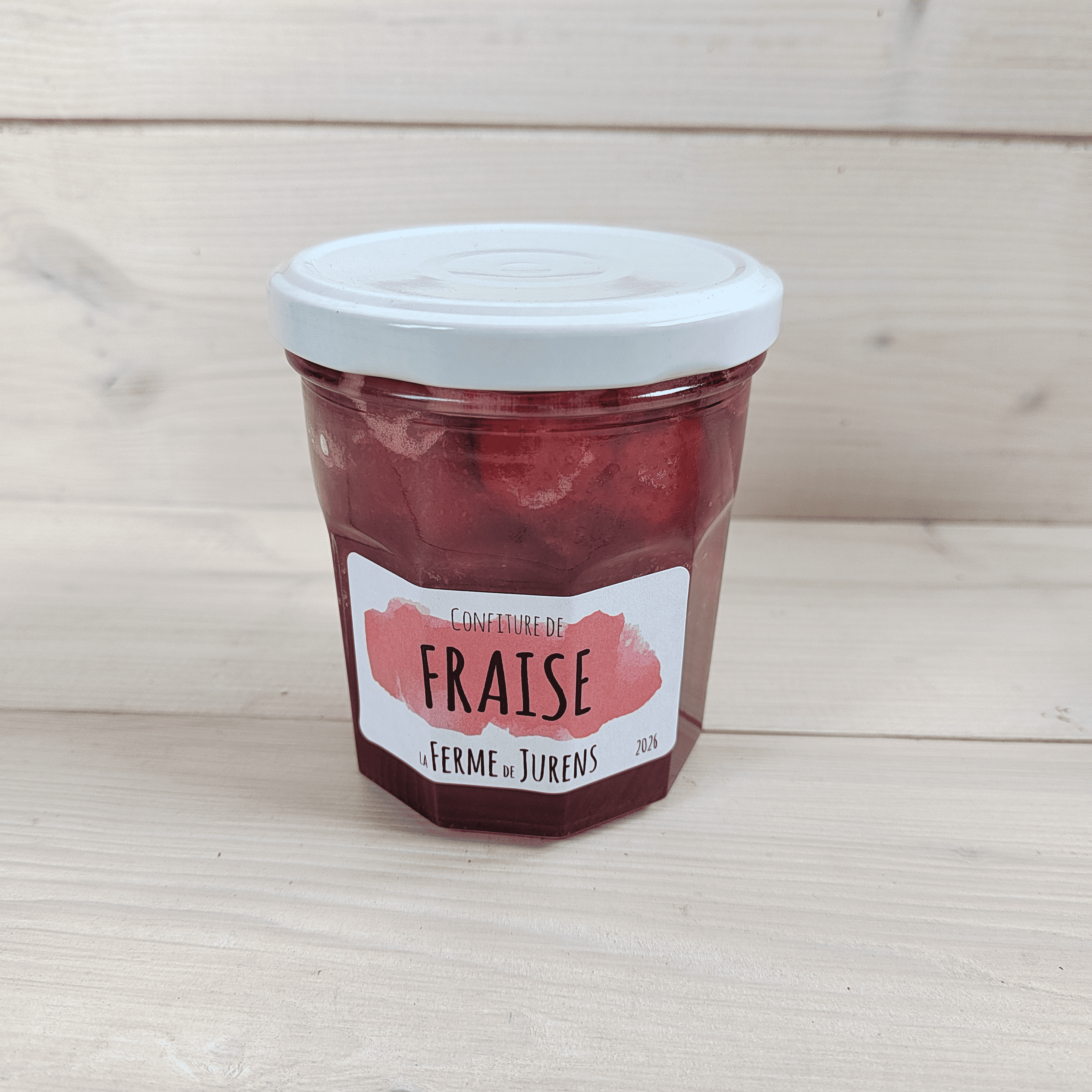 Confiture de Fraise en morceau - 375g